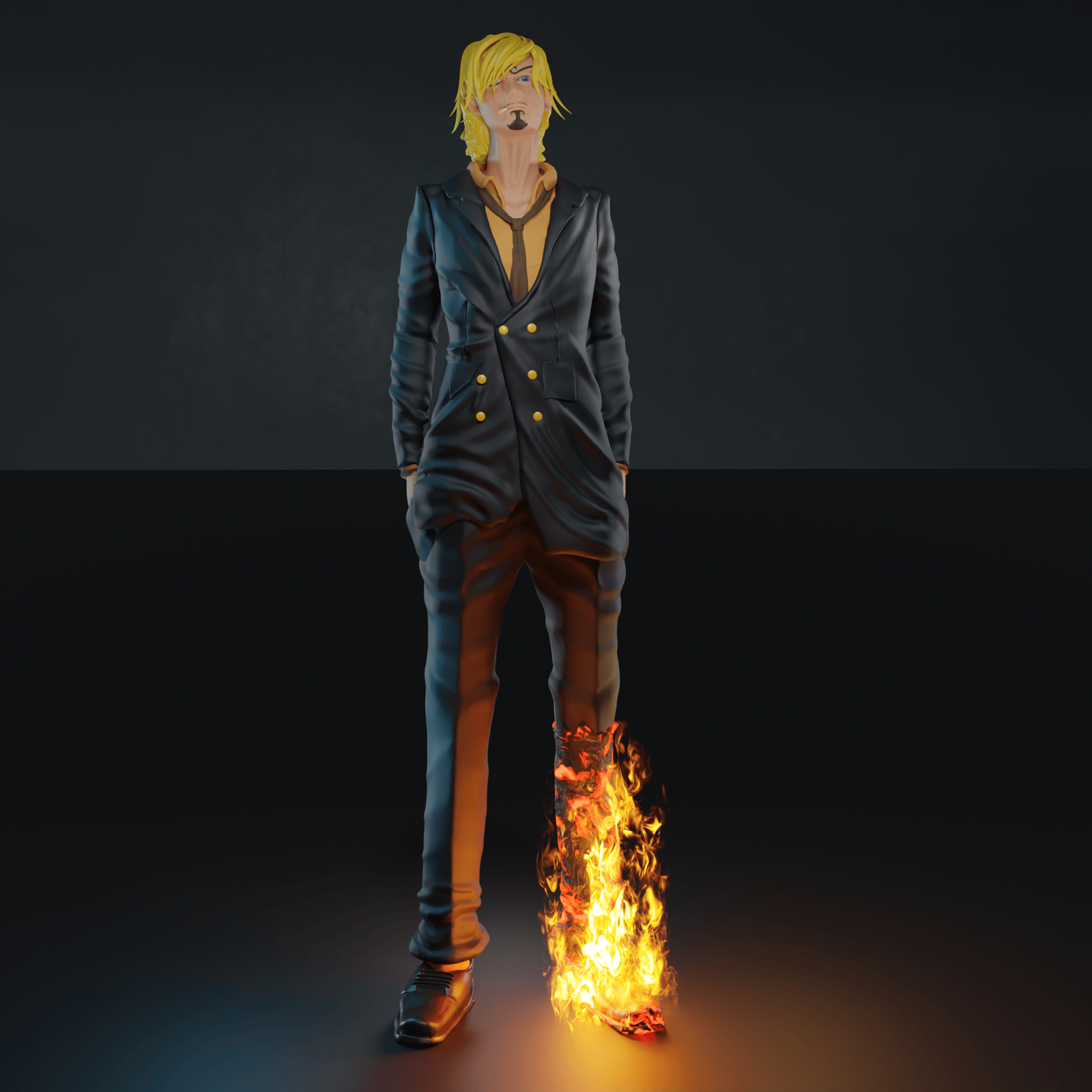 Black Leg Sanji ive made for my Strawhat Project OnePiece