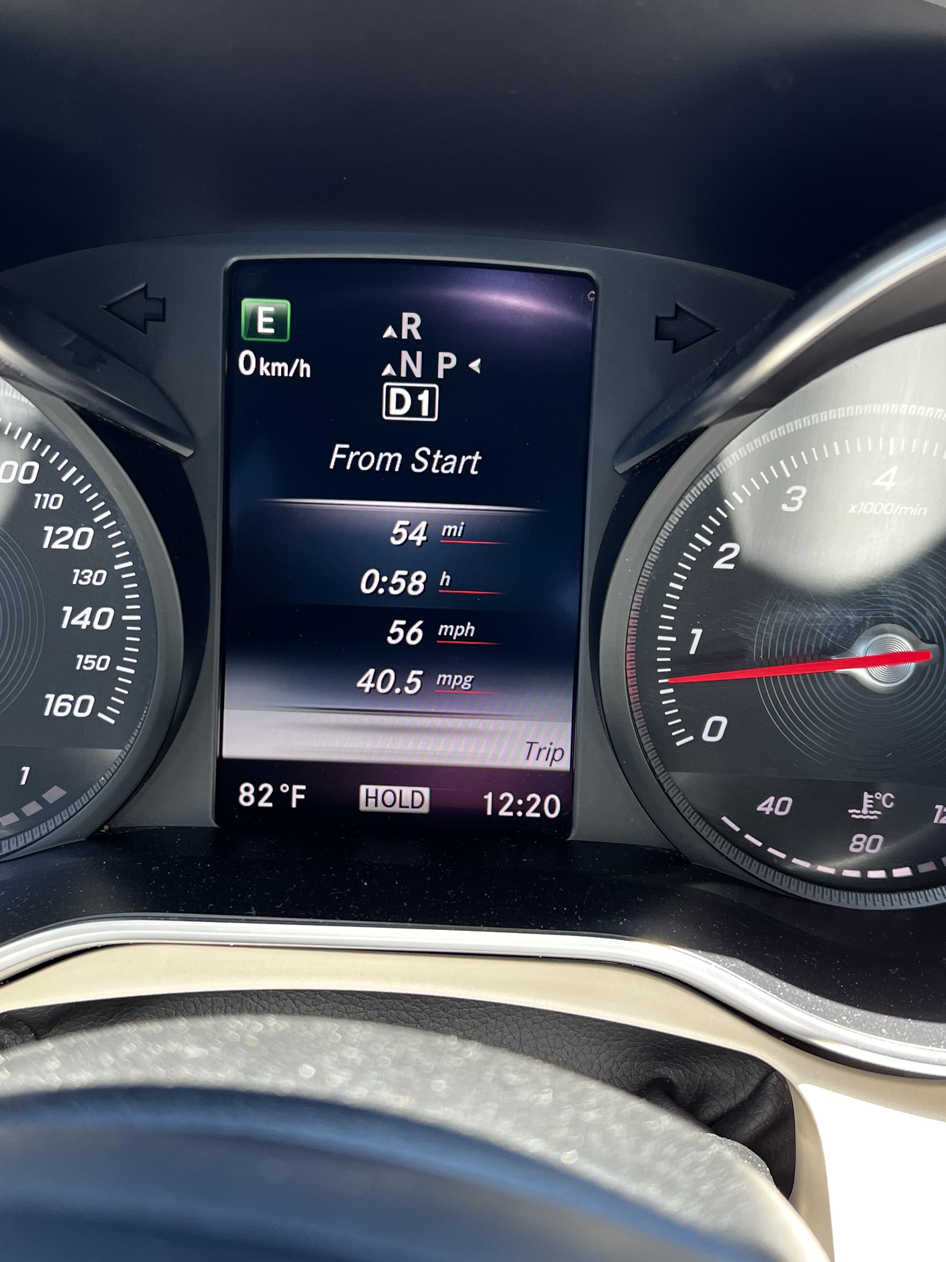 Always love it when you can get more Mpg than advertised r/mercedes_benz