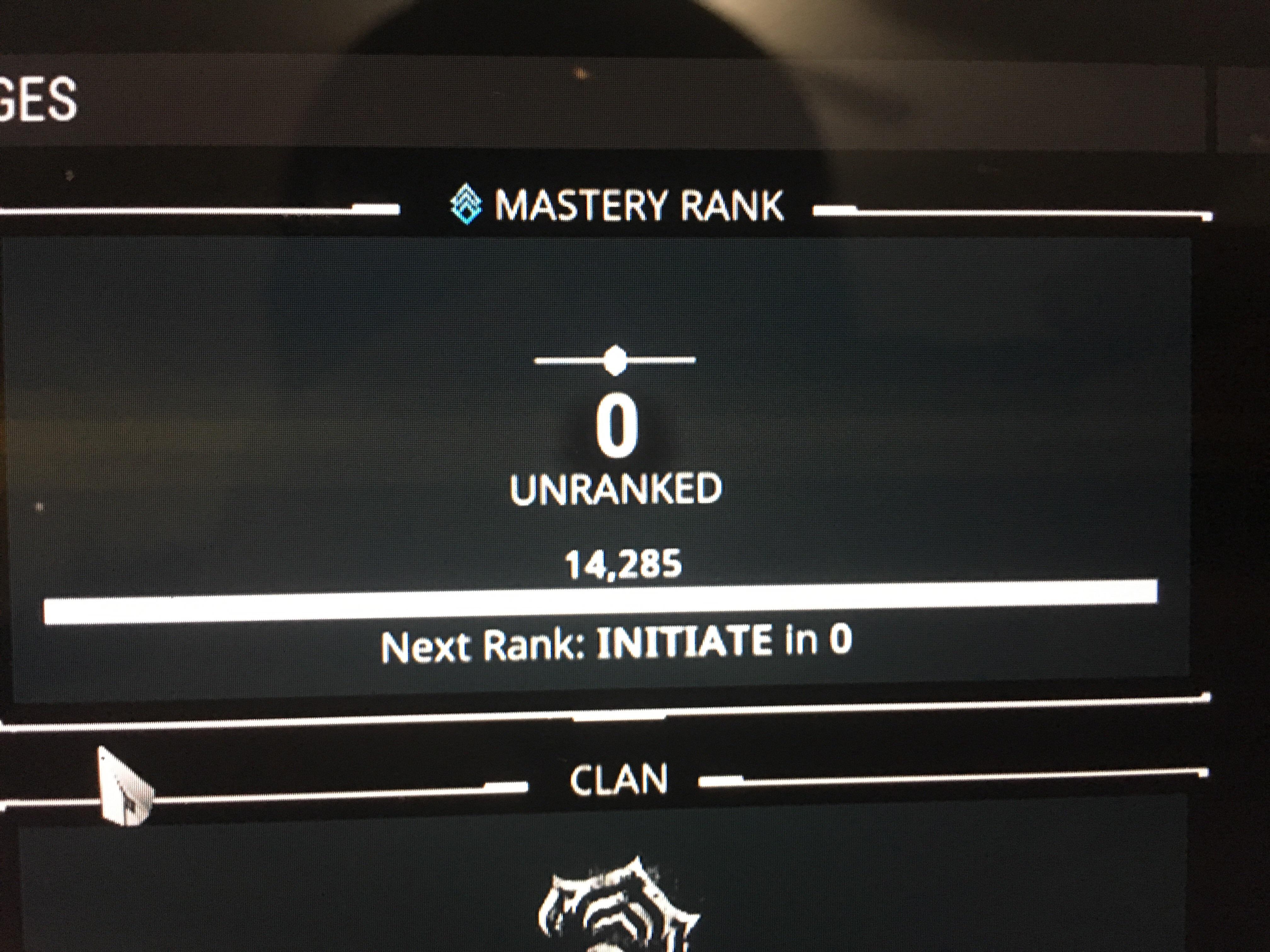 How do I rank to the next mastery Warframe