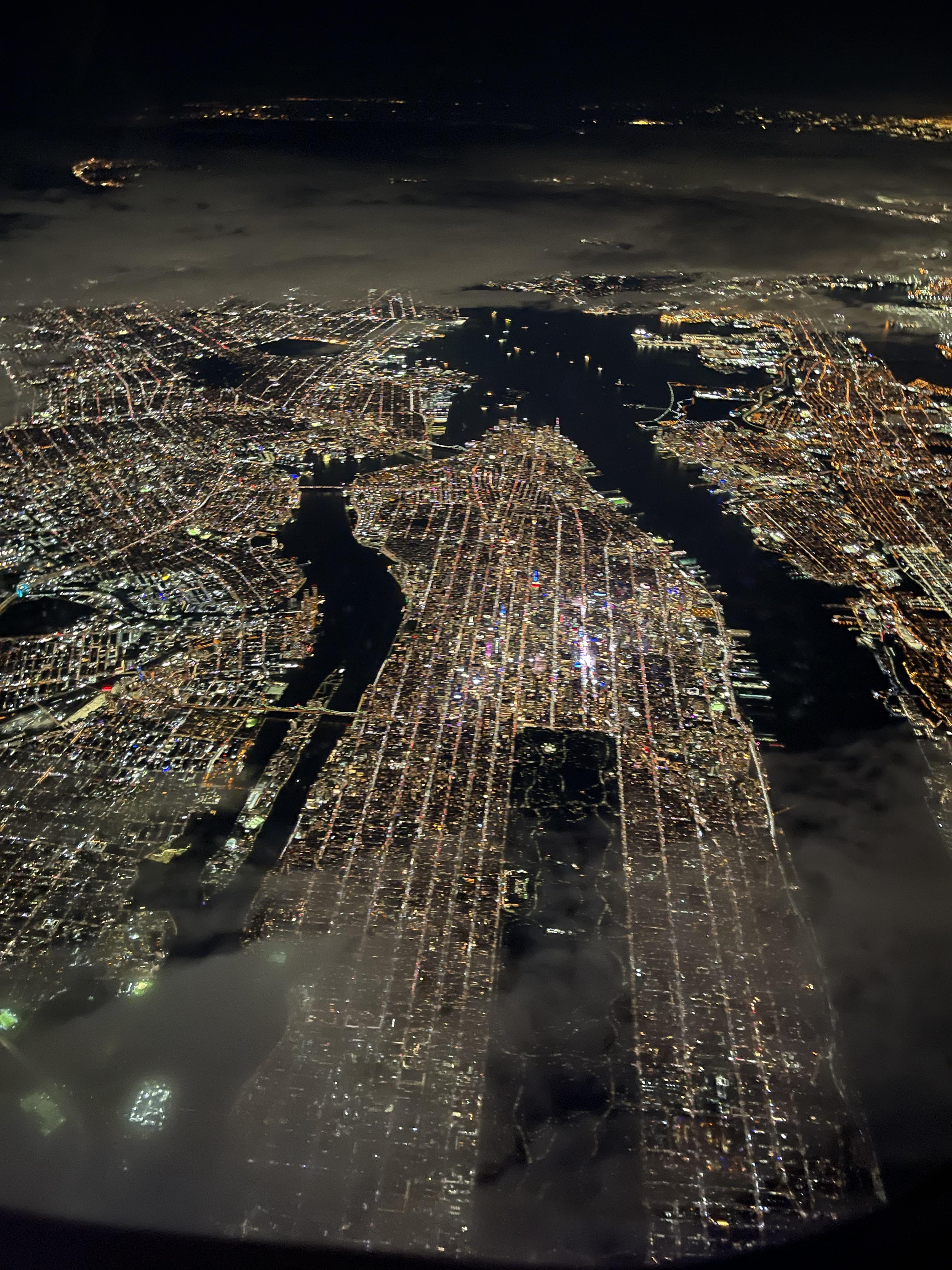 Manhattan on JFK approach Images Images
