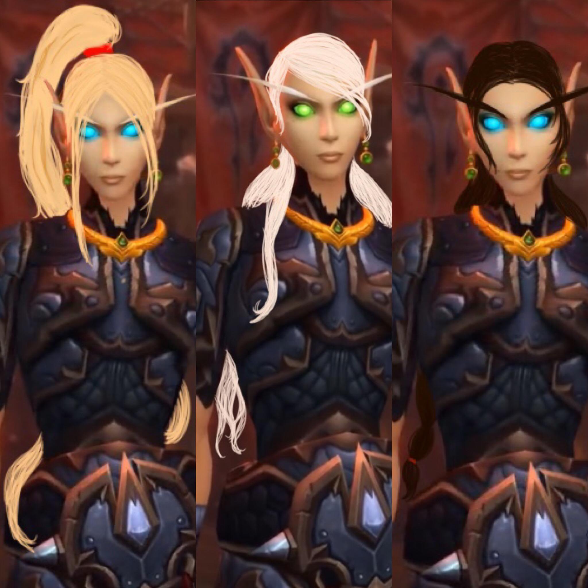 HAIRSTYLES wishes ROUND 2. Female blood elves r/wow