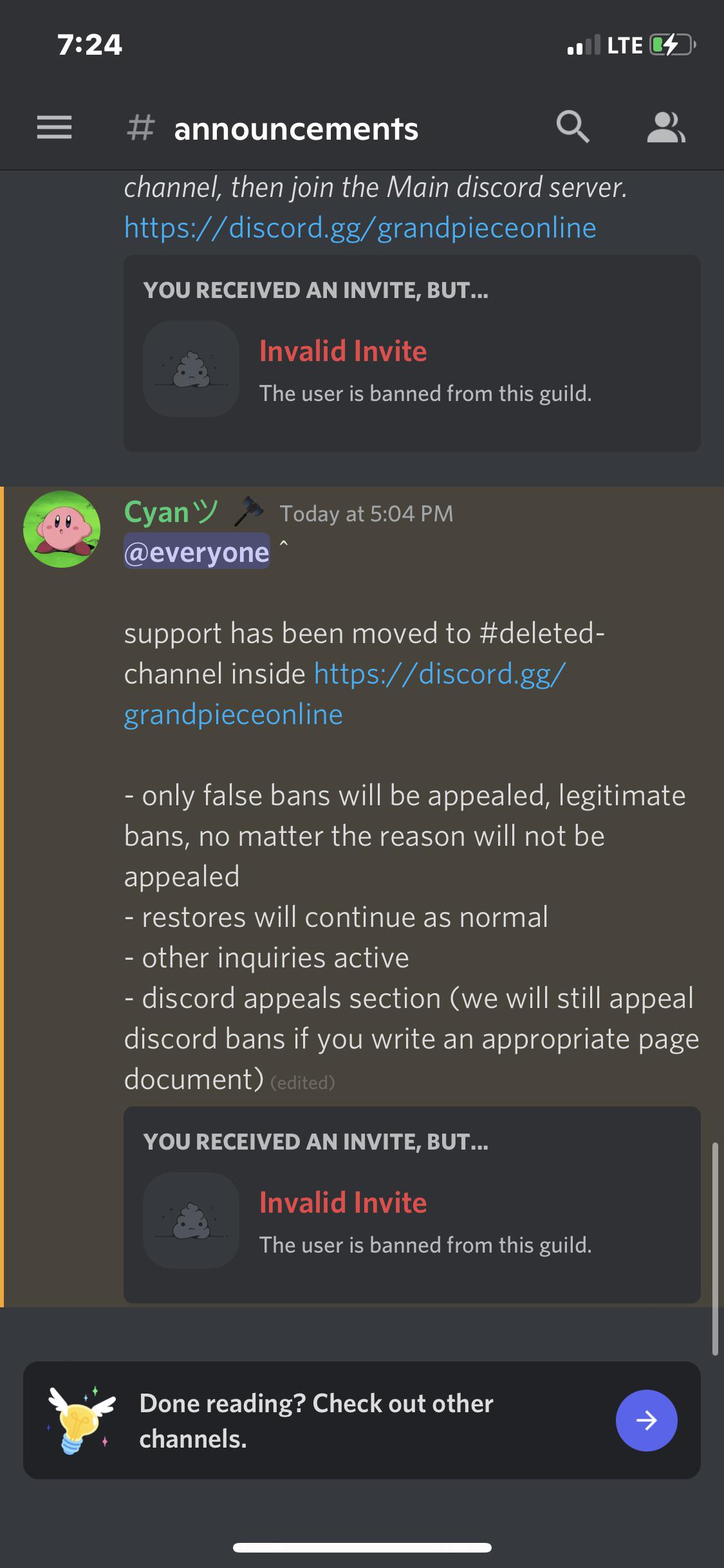 Bro how the hell do we appeal for a ban for the discord if we’re banned