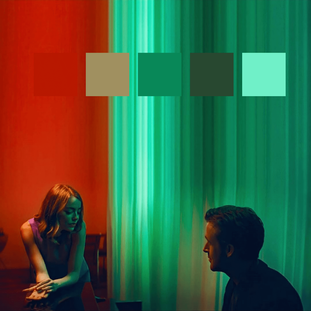 La la land (color palette) r/Filmmakers