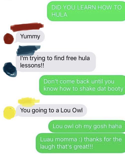 Charlie can't even pronounce luau! IASIP