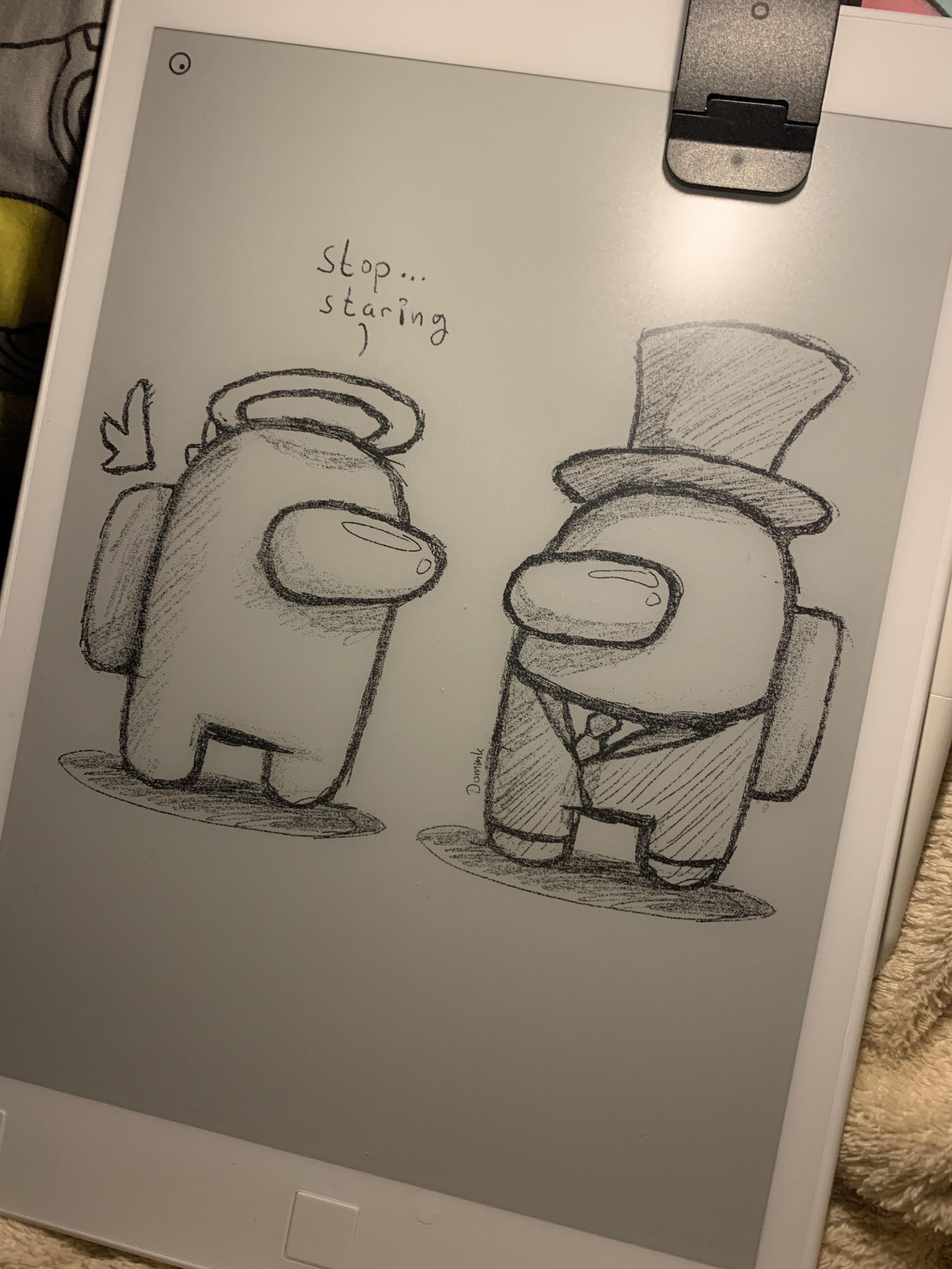Some among us sketch I made r/RemarkableTablet