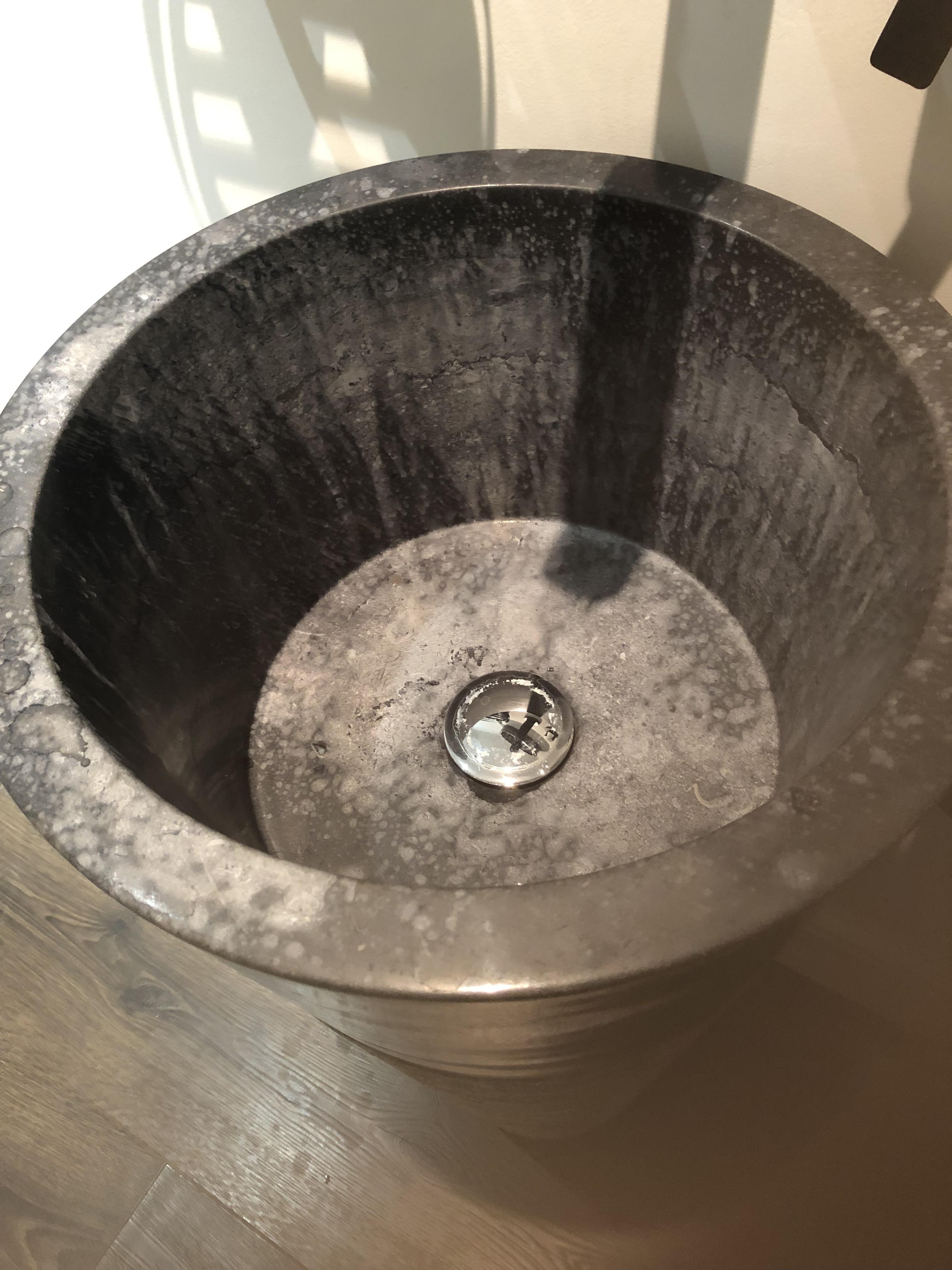 Ruined a marble sink possibly bleach product. Any tips on how it can