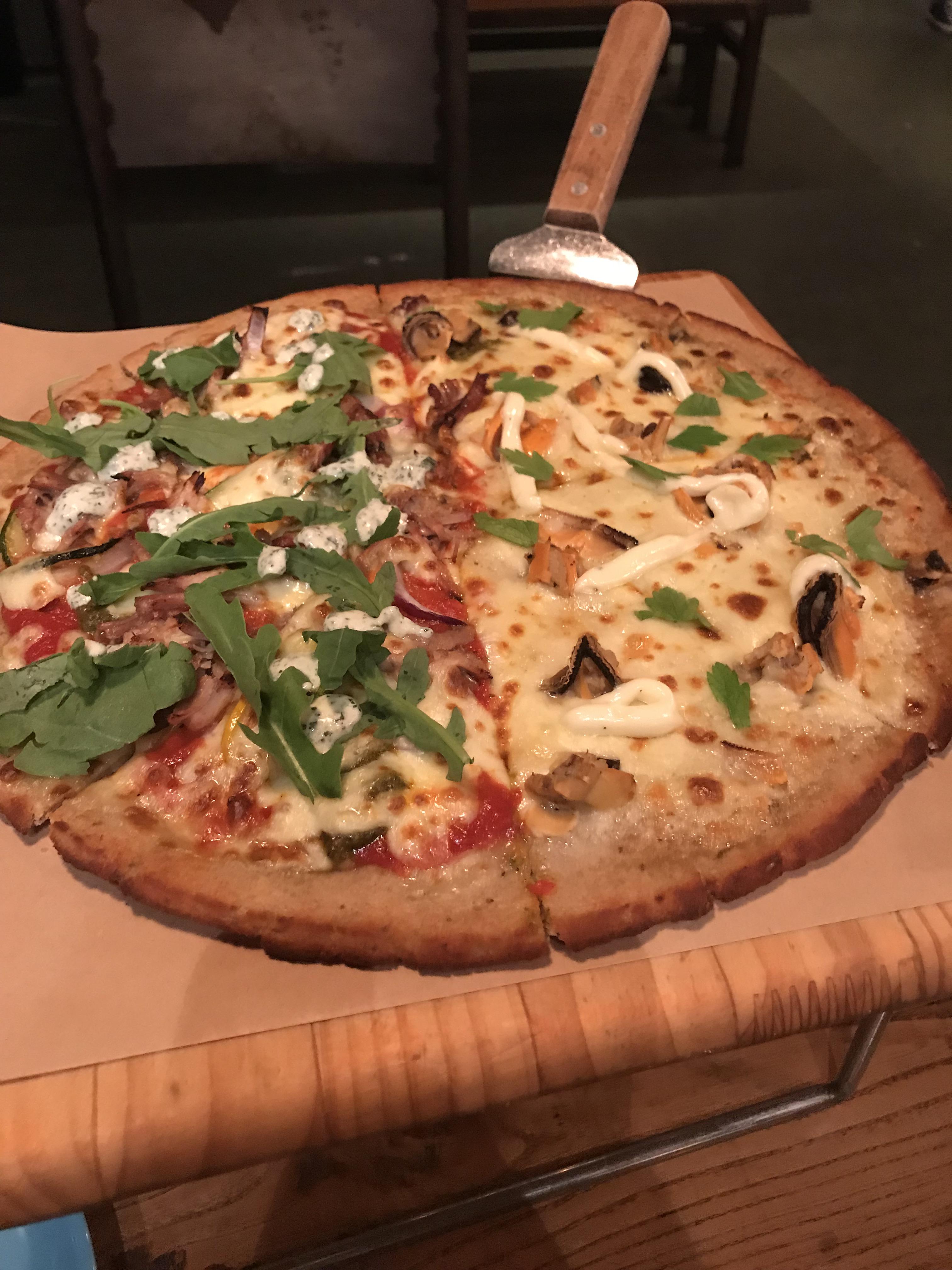 Delicious Gluten Free pizza at Gong Ho in Sanlitun beijing