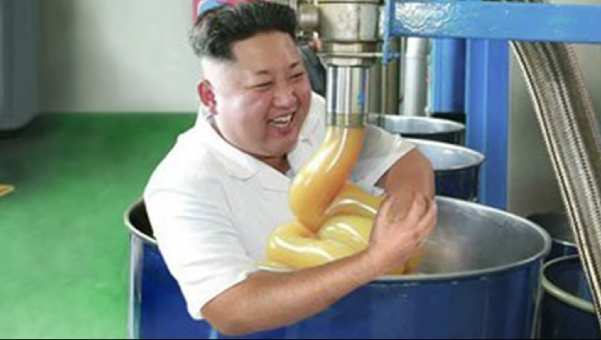 Blursed Kim Jong Un cheese r/blursedimages