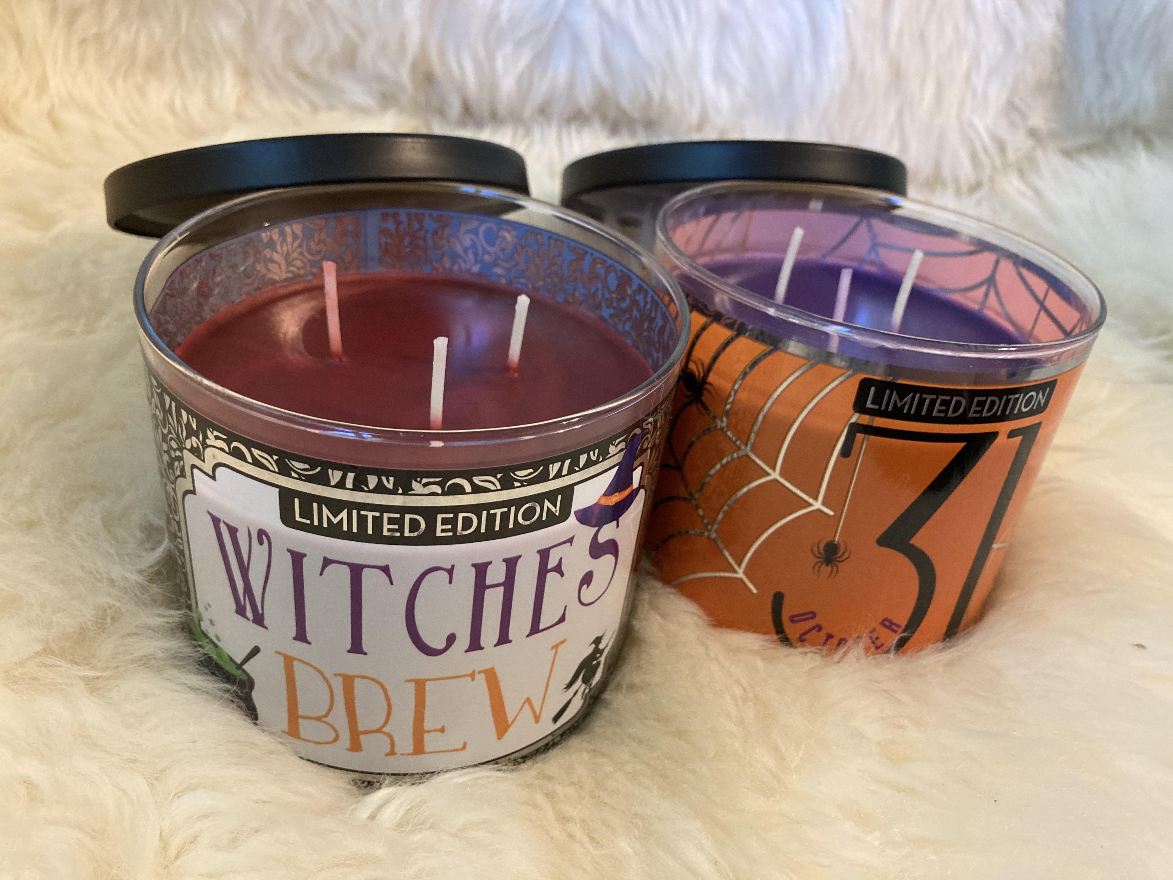 Halloween edition 3wick candle scents r/aldi
