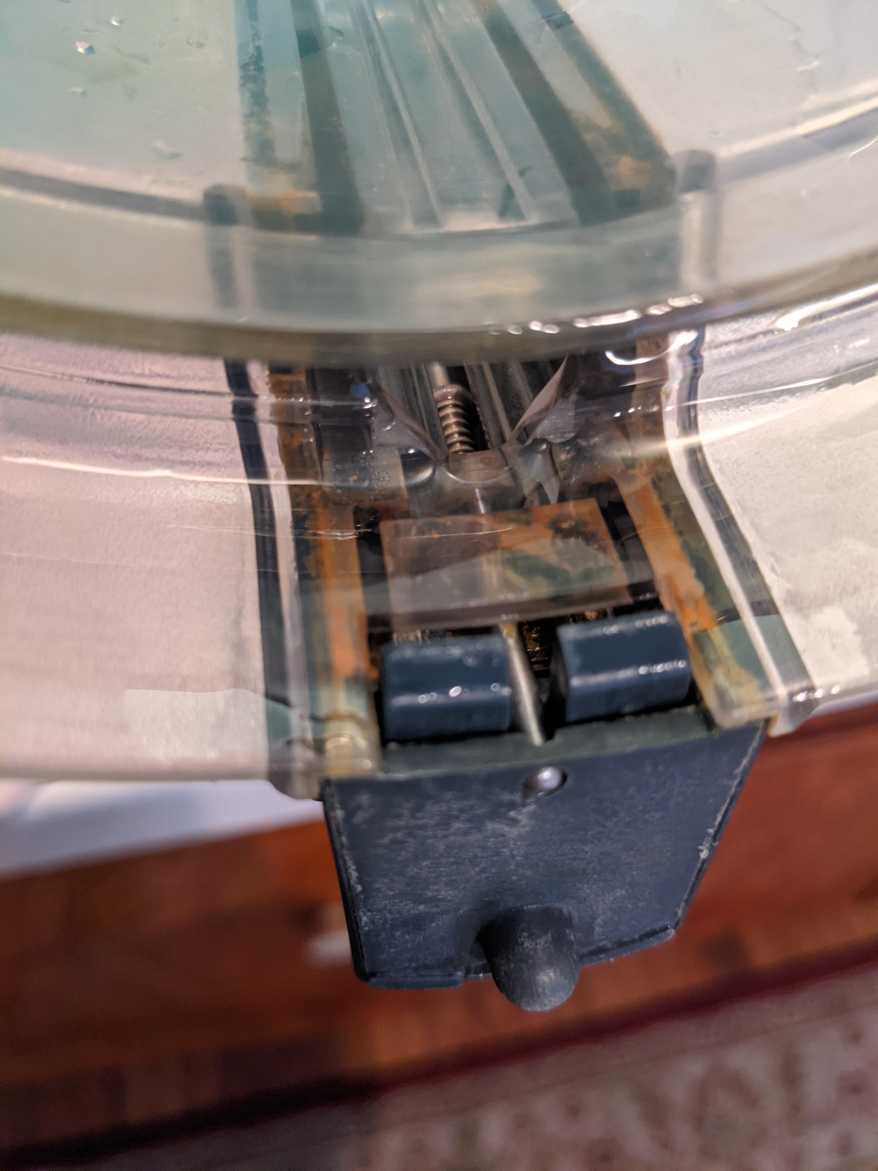 My expensive food processor lid. Can't clean this area no matter how