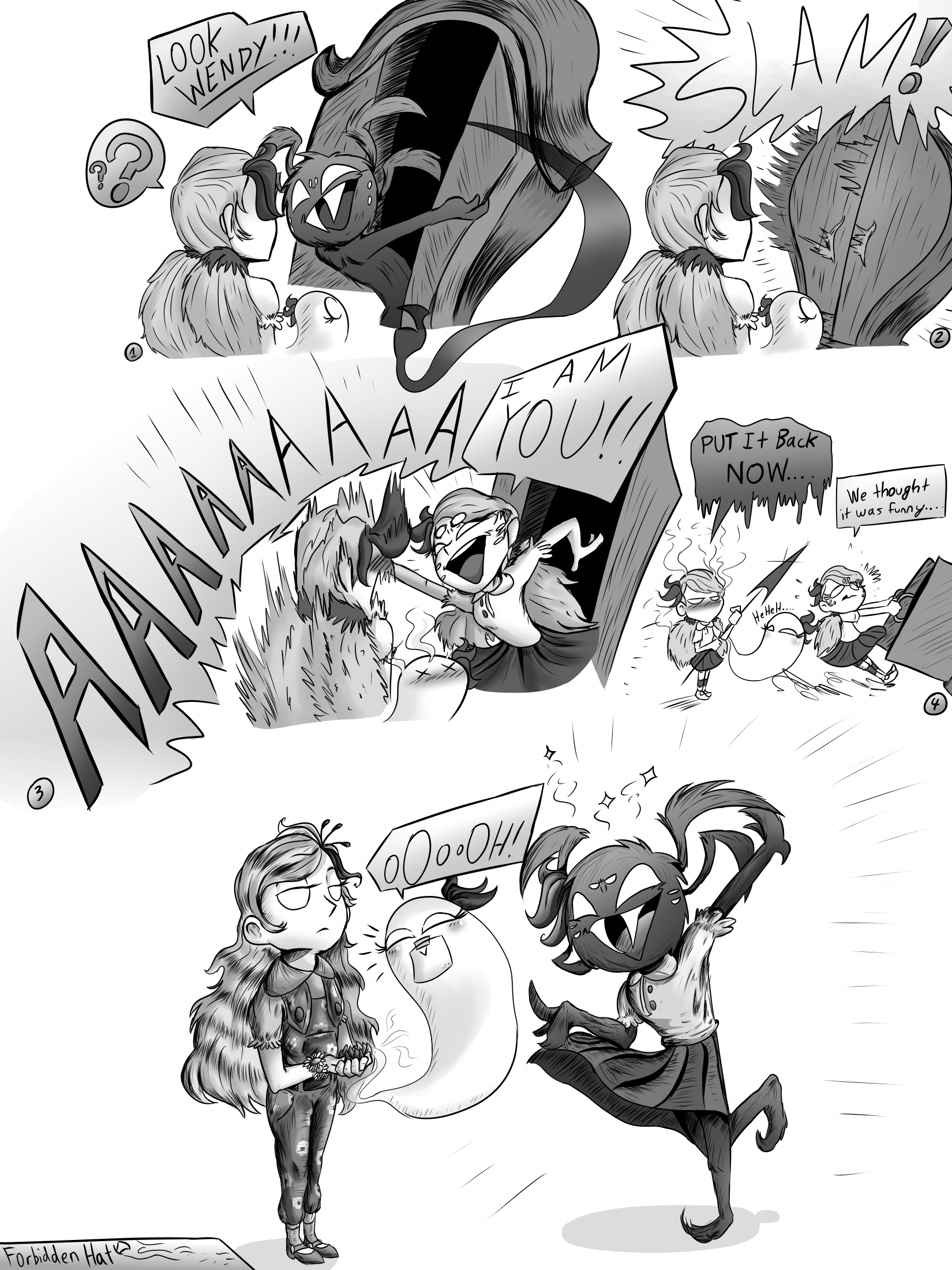 Don't Starve A Set of New Clothing starring ber and Wendy Don't Starve