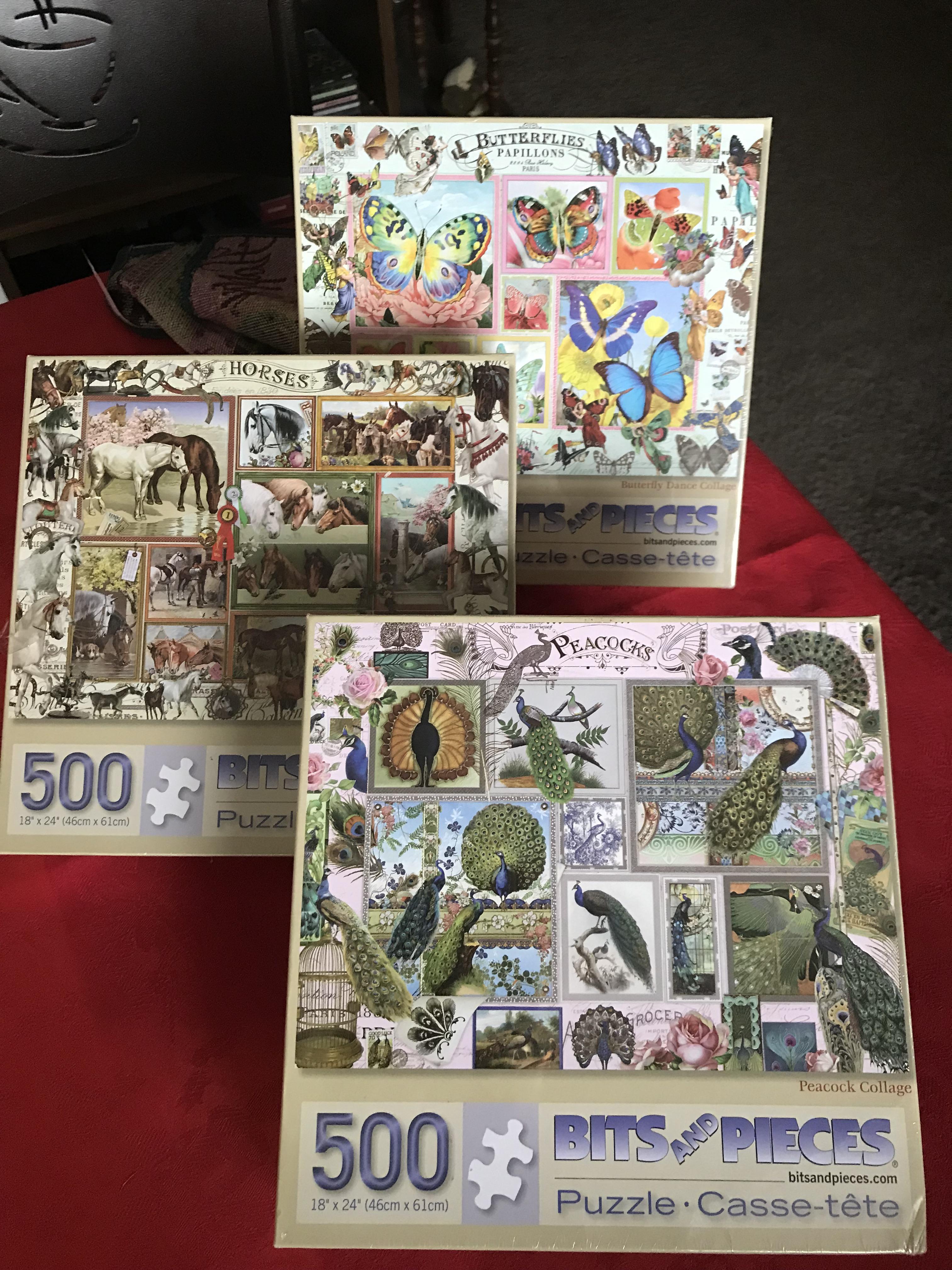 Thrift store find 3 unopened puzzles, 2 each! r/Jigsawpuzzles