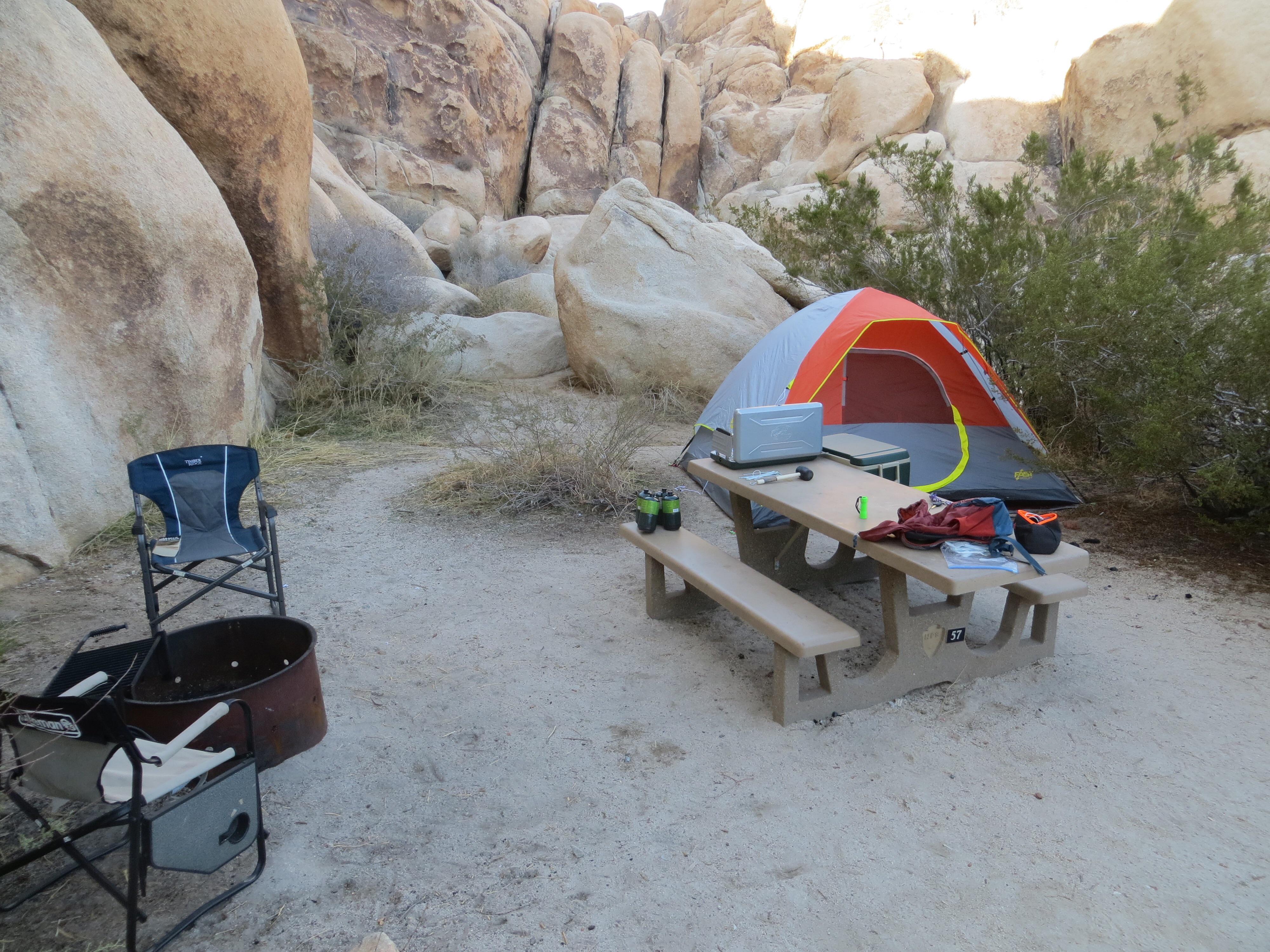 Went camping the last three days at Joshua Tree National Park. It was