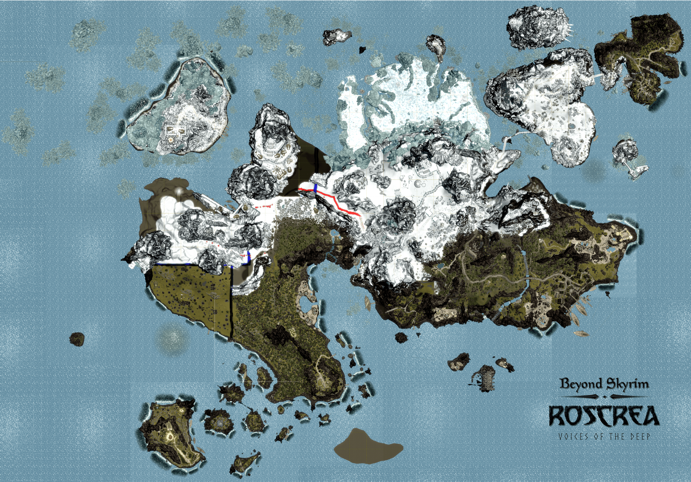 Beyond Skyrim Roscrea overhead map beyondskyrim