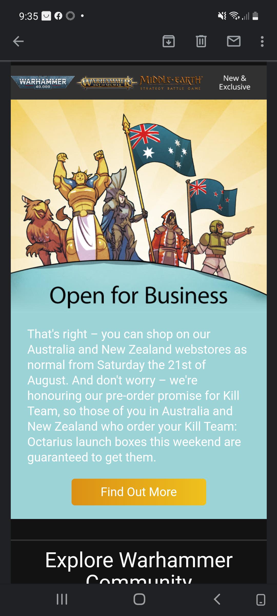 Australia and New Zealand online shop is back open r/Warhammer