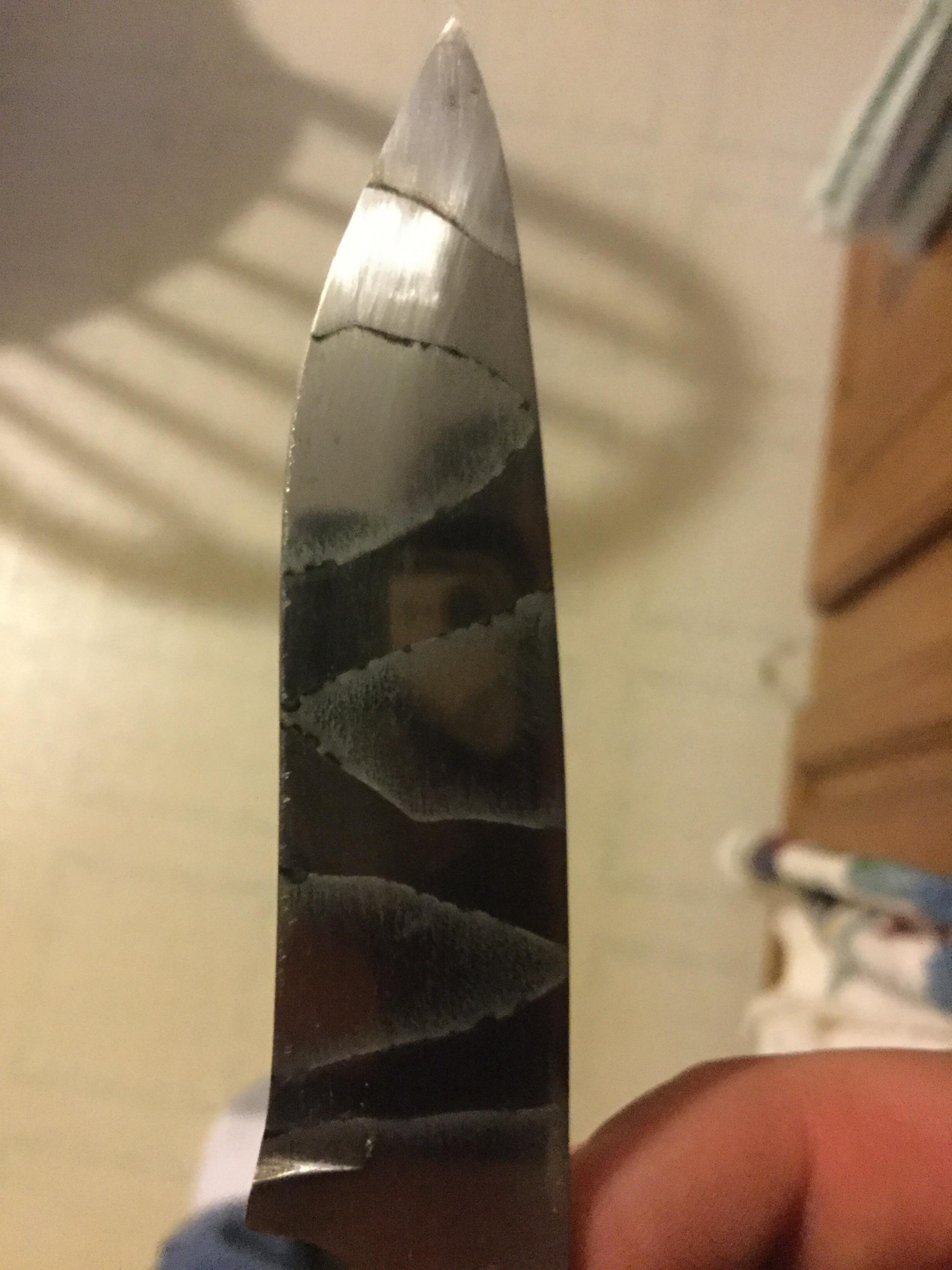 First time using mustard to get a patina on my knife r/Bladesmith