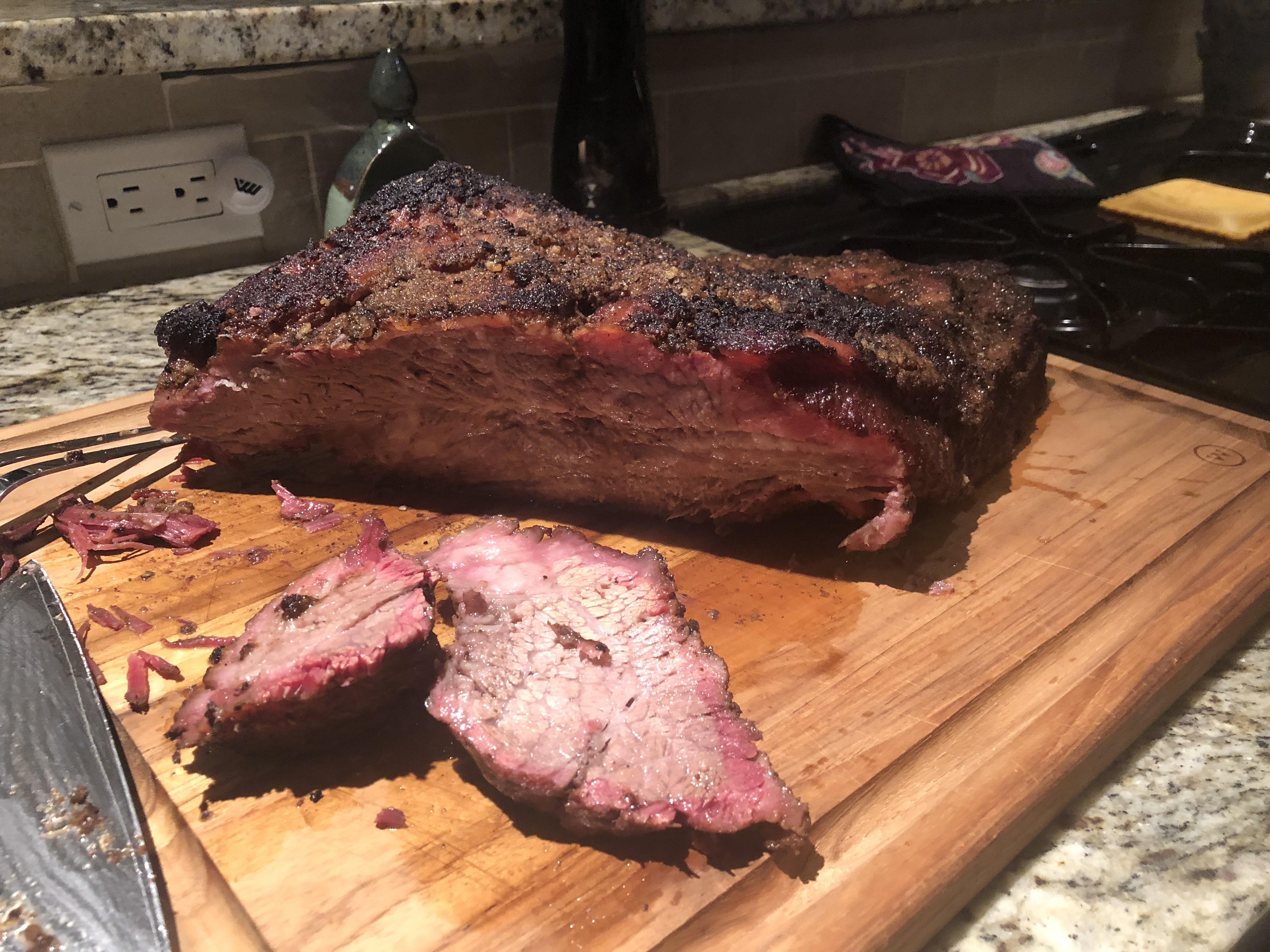 Mesquite smoked brisket [homemade] r/food