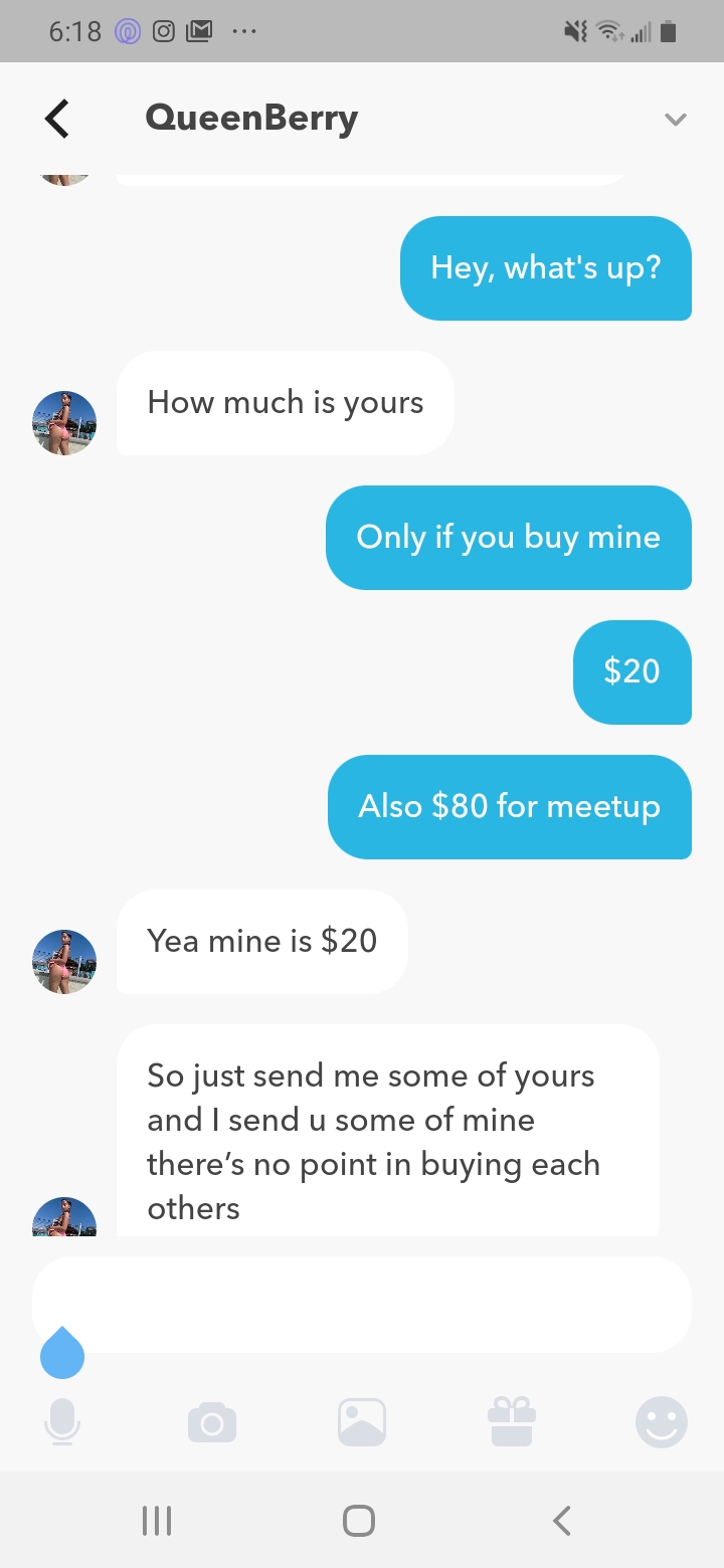 Catfishing a catfish (Sorry if that's the wrong term and also sorry the