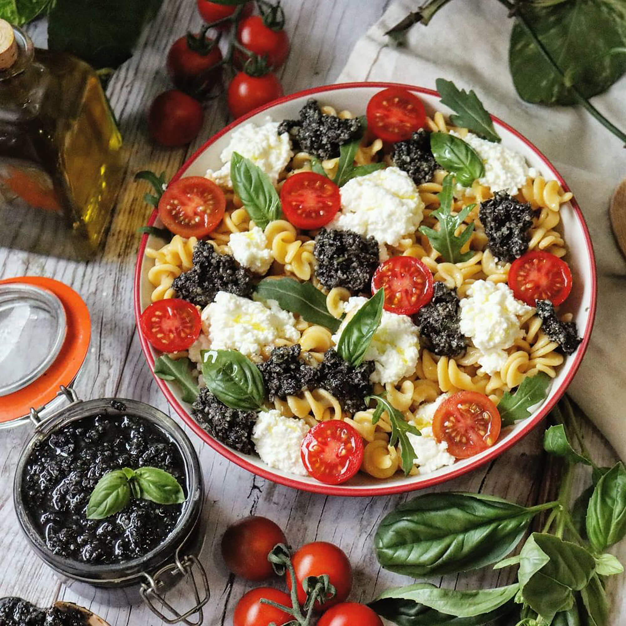 Kalamata Olive Pesto/Tapenade with Hemp Seeds and Black Garlic r