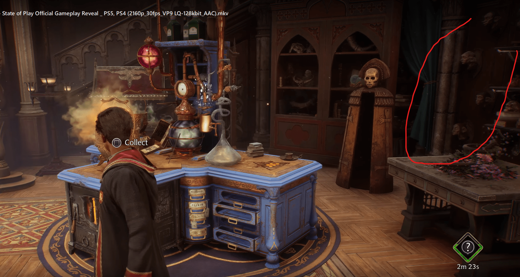 We can put house elves' head on the wall as decoration for the room of