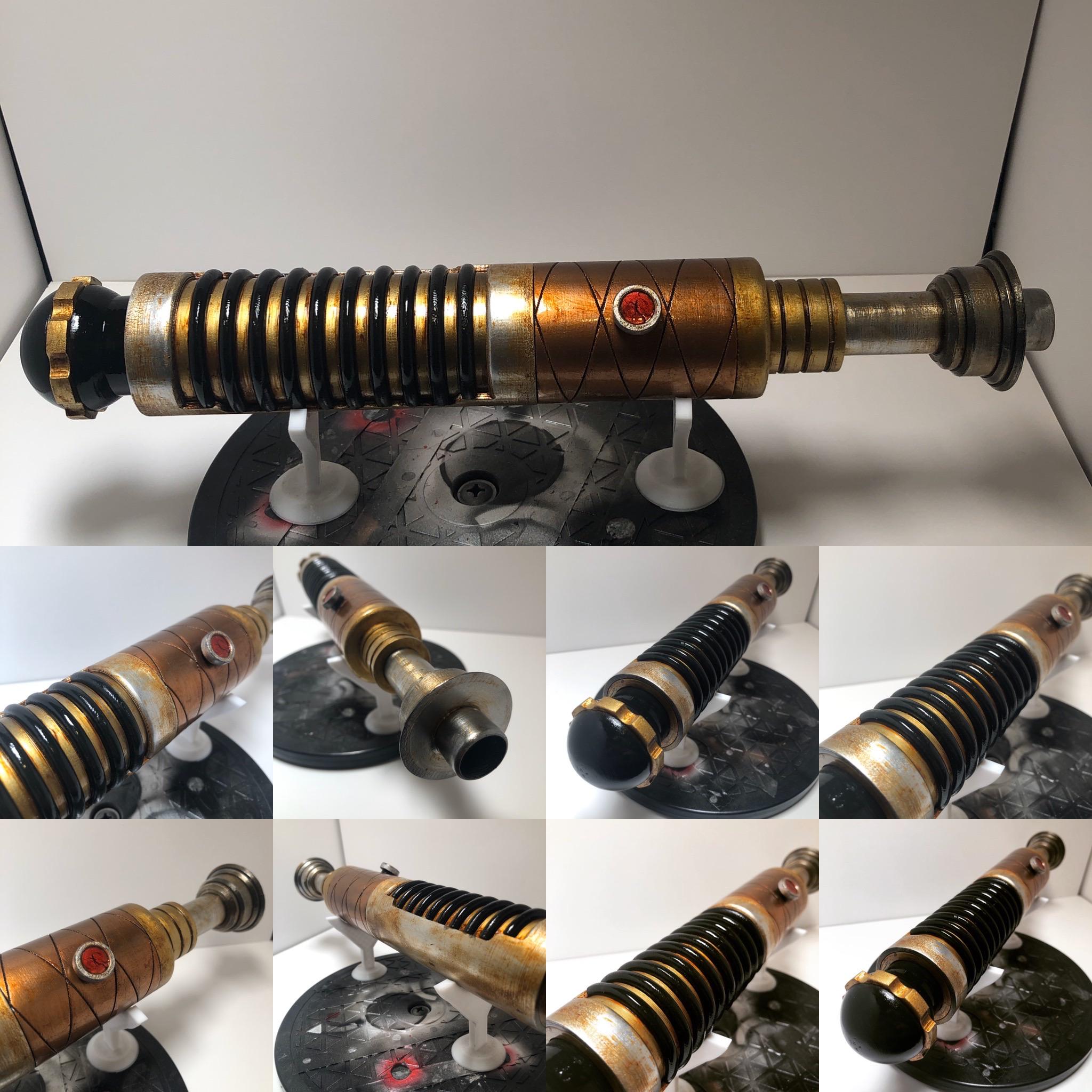 ITS FINISHED! Here it is. The finished saber. I had a blast making this
