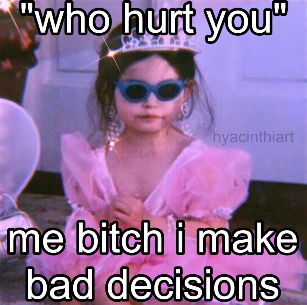 Sometimes when I want to complain about the consequences of my actions, Master likes to remind