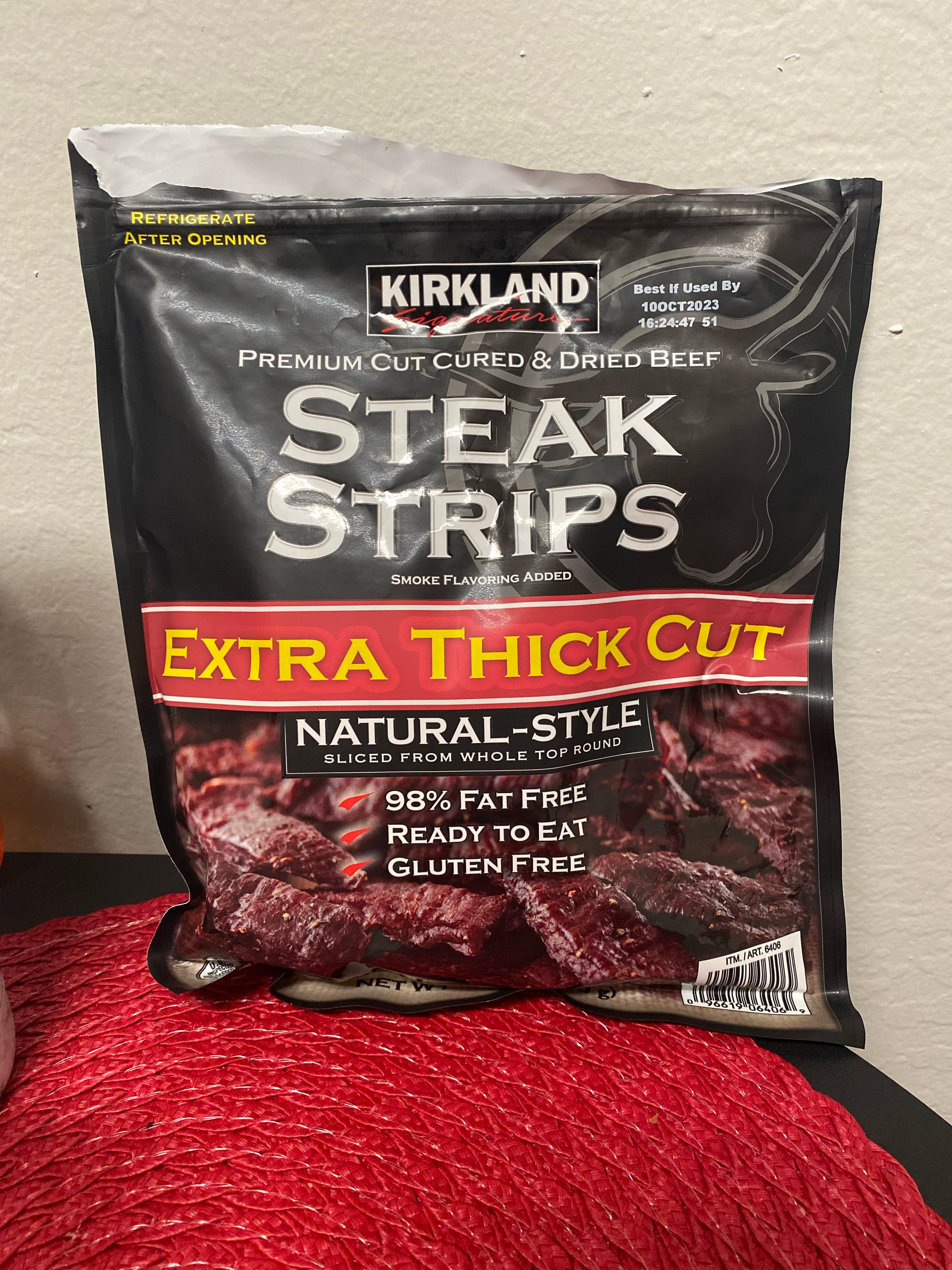 Kirkland Steak Strips Extra Thick Cut r/Costco