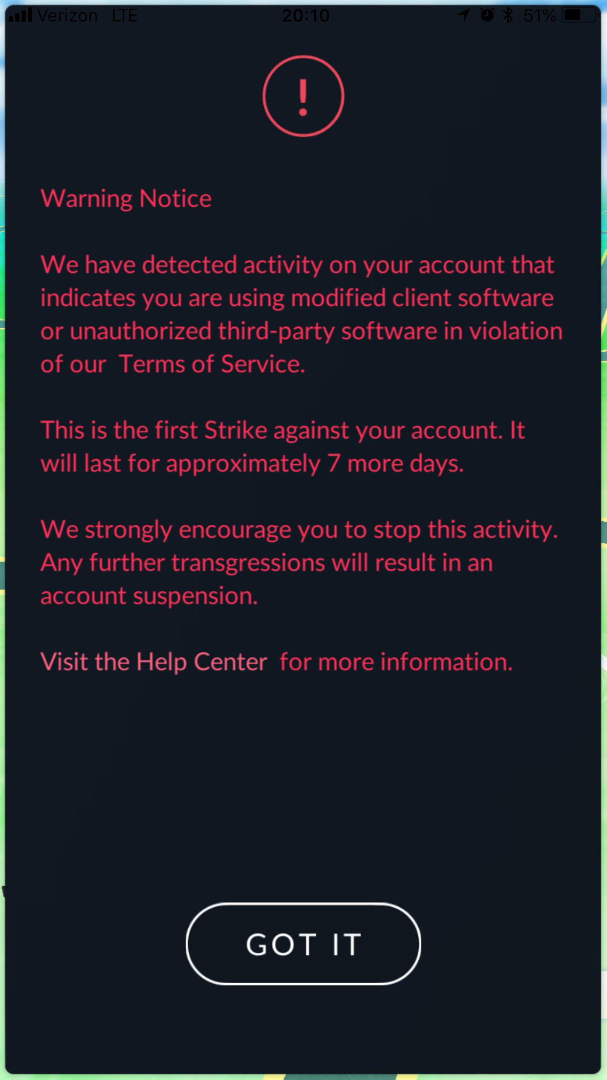 I received a warning. I checked and nobody else has logged into my