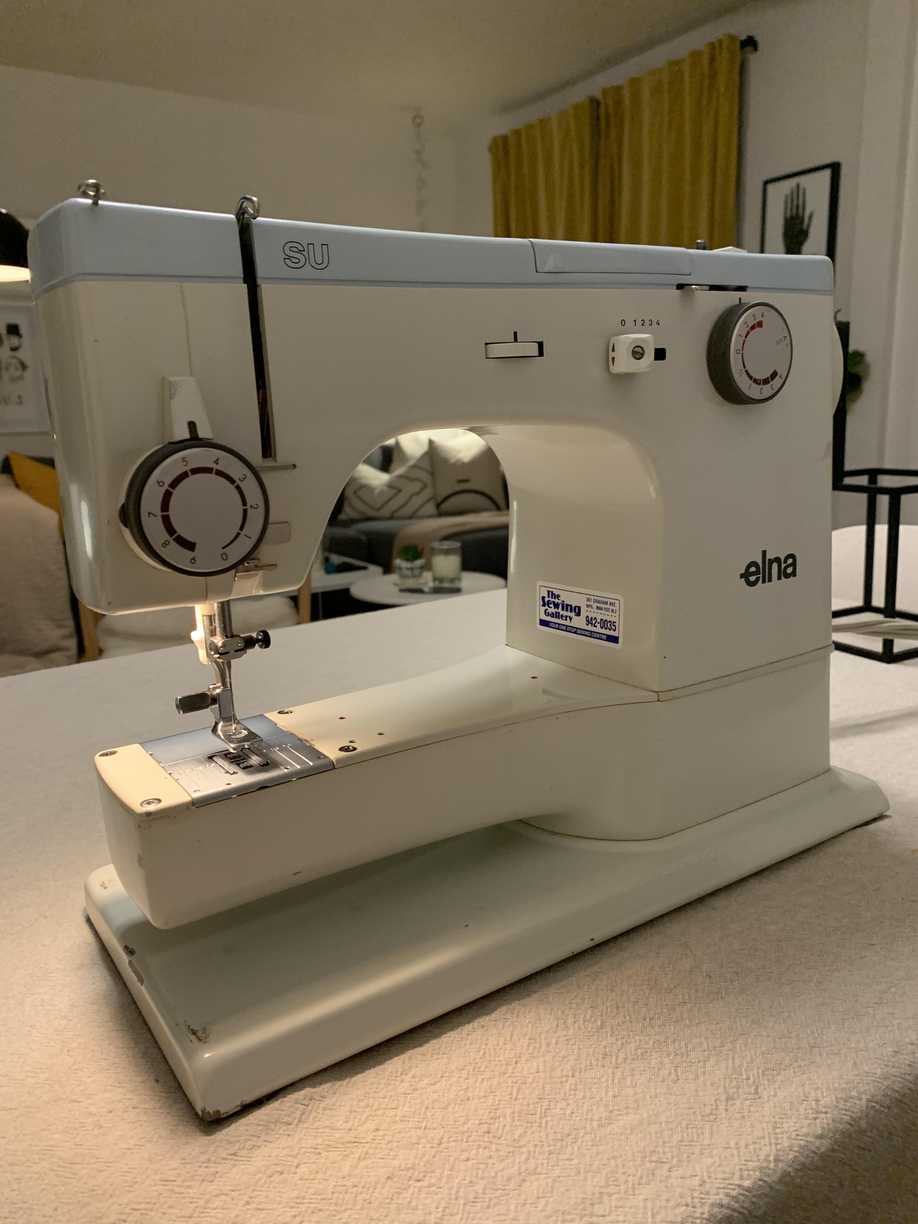 Just purchased my first sewing machine, and Elna SU 62C looking for