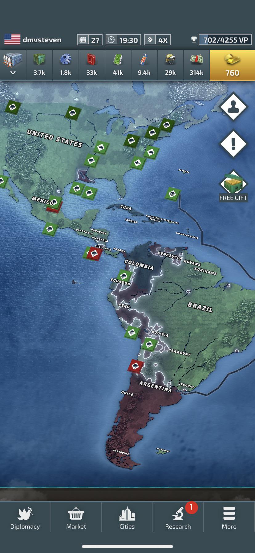 Winning a 1v5 : ConflictofNations