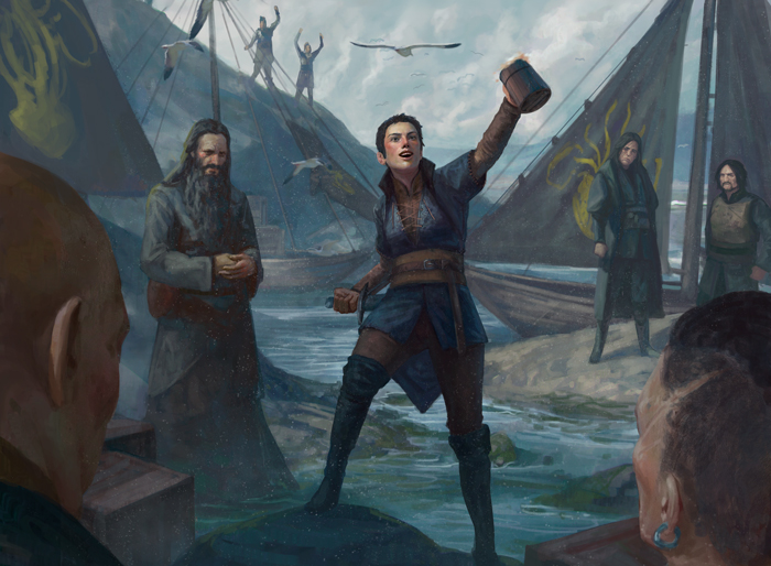 Asha Greyjoy by Josu Hernaiz r/ImaginaryWesteros