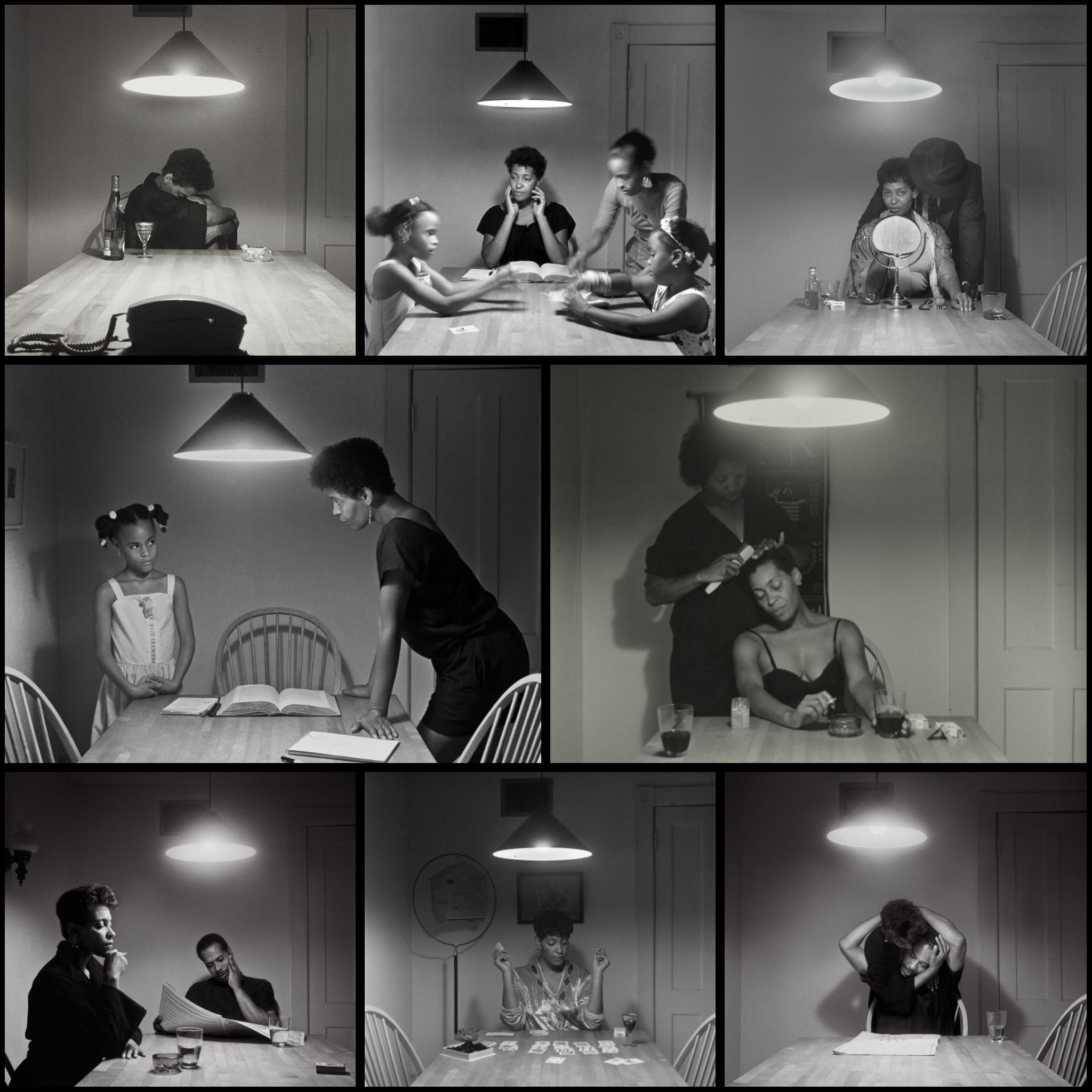 'The Kitchen Table Series' (19901994), this photographic series by American artist Carrie Mae