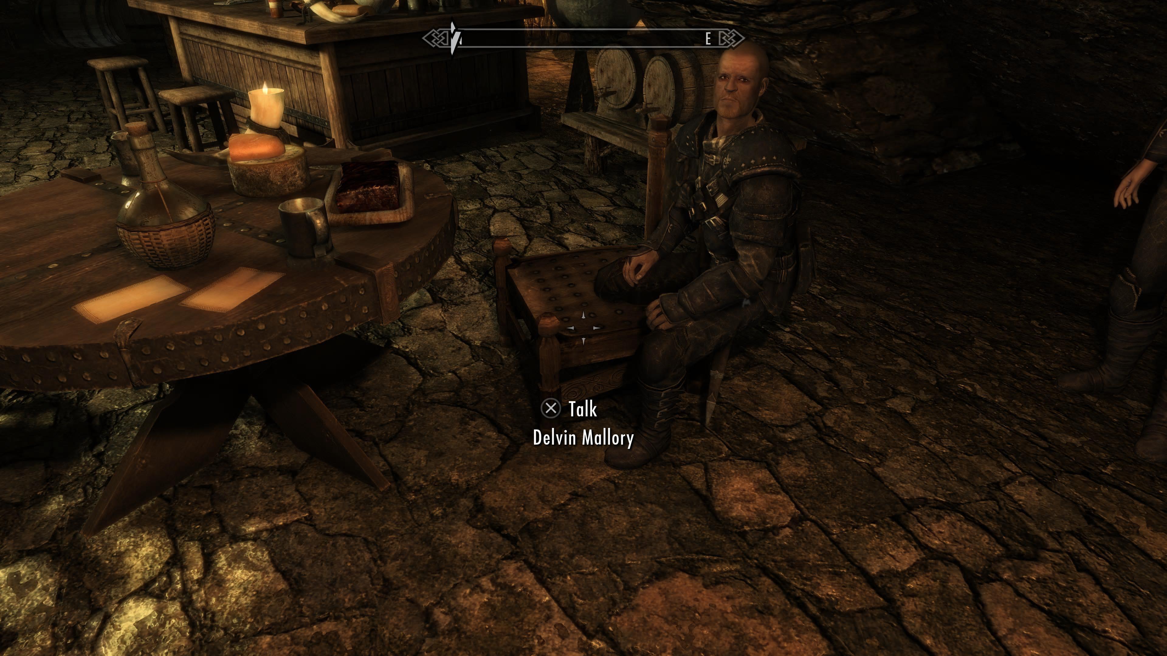 Delvin always like to leave room for me when I visit the Thieves Guild