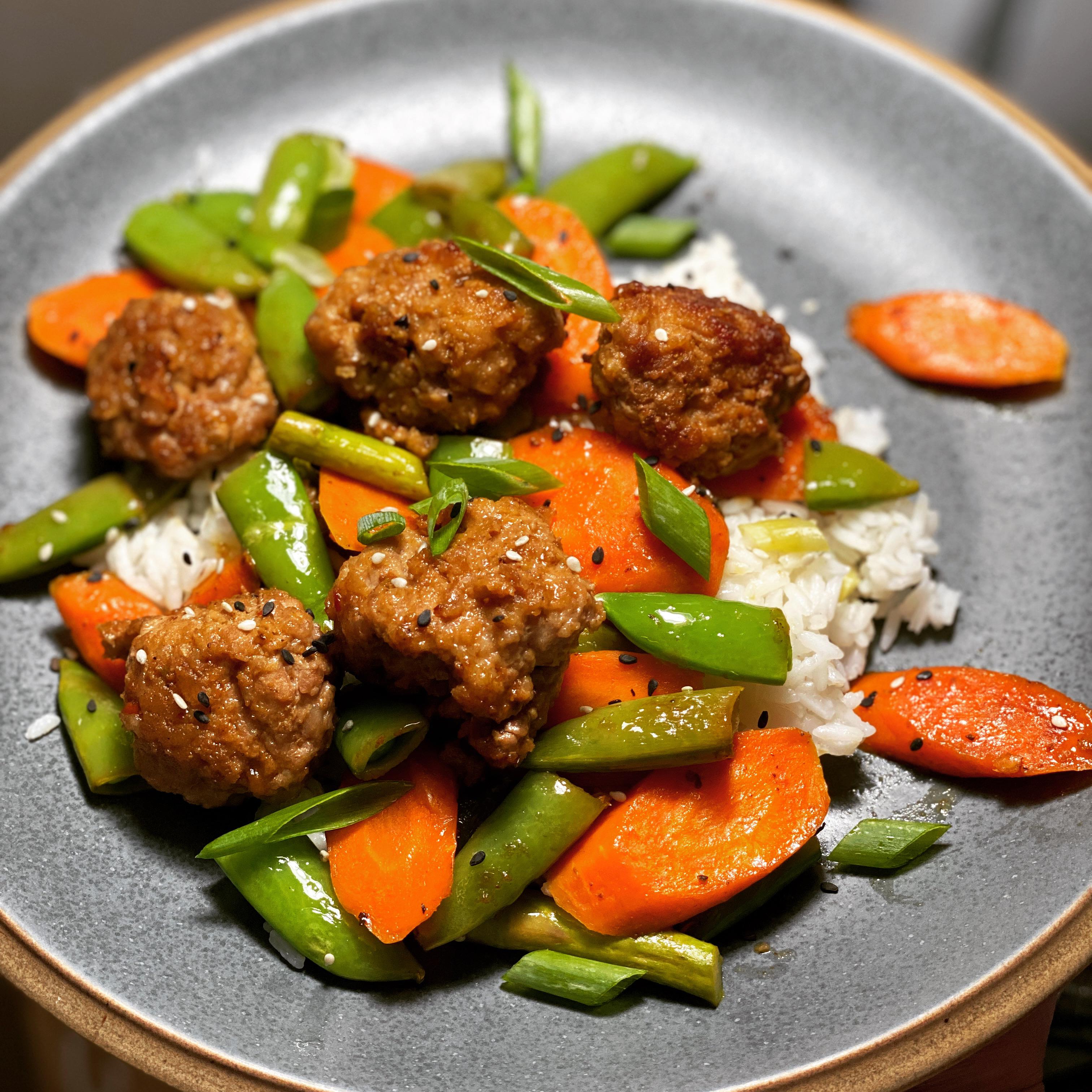 CuminSichuan Glazed Meatballs. r/homecooking