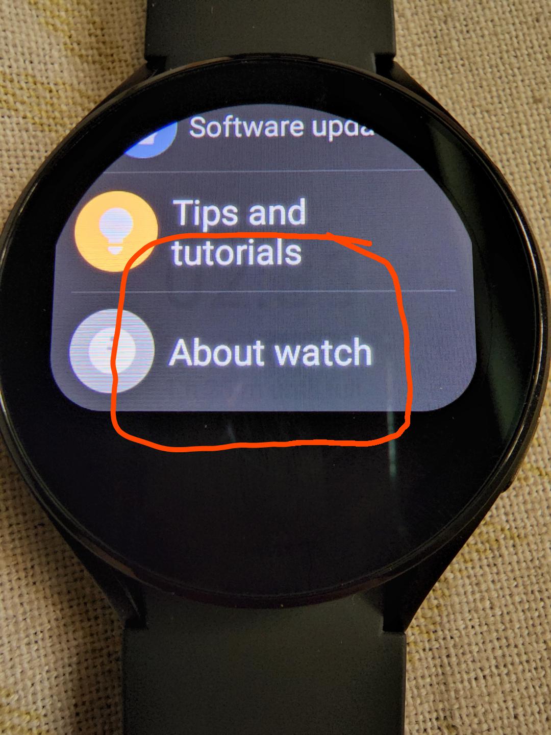i buy new galaxy watch 4 and after a weak i notice this thing (mark in