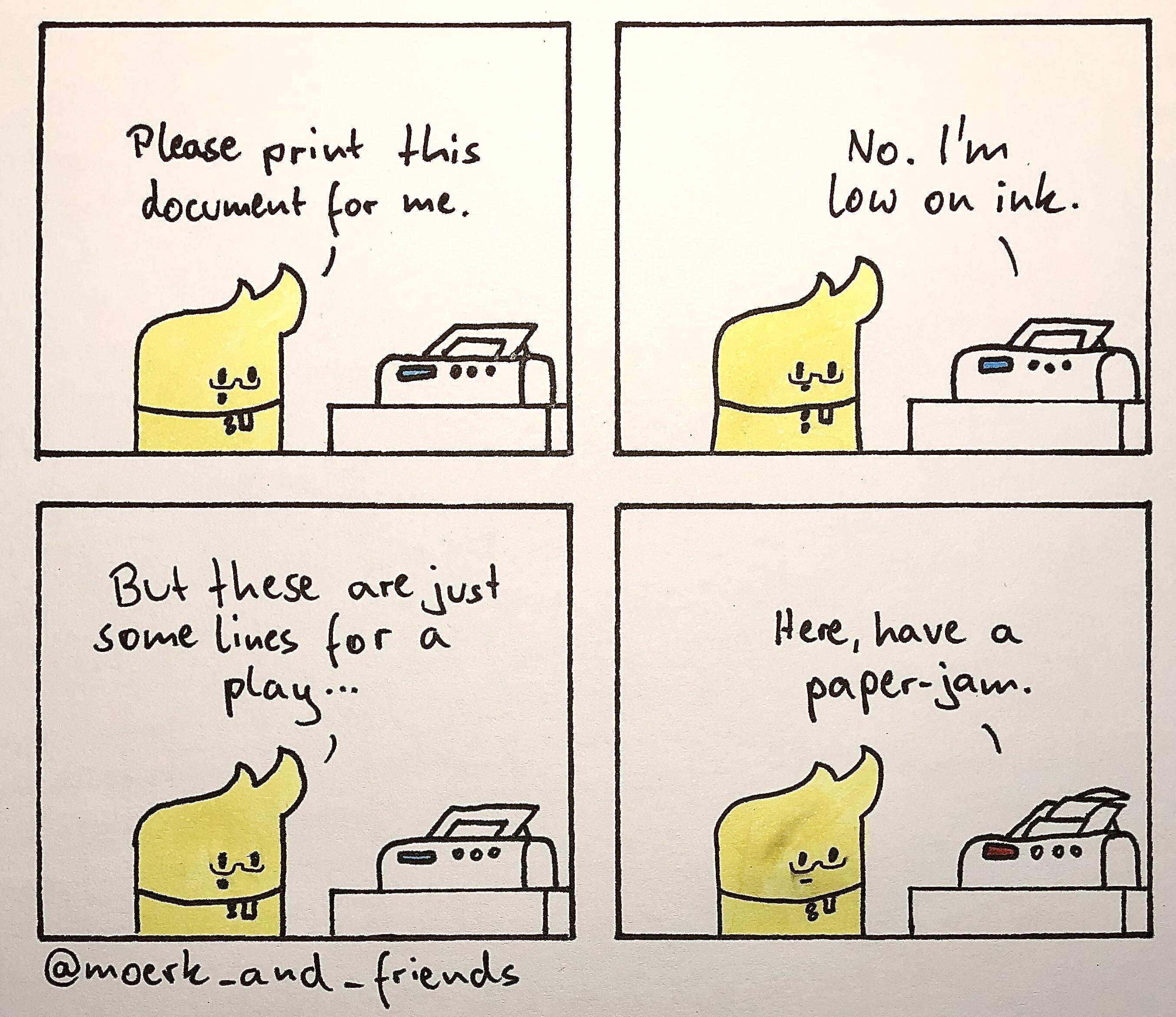 Printer problems. r/memes