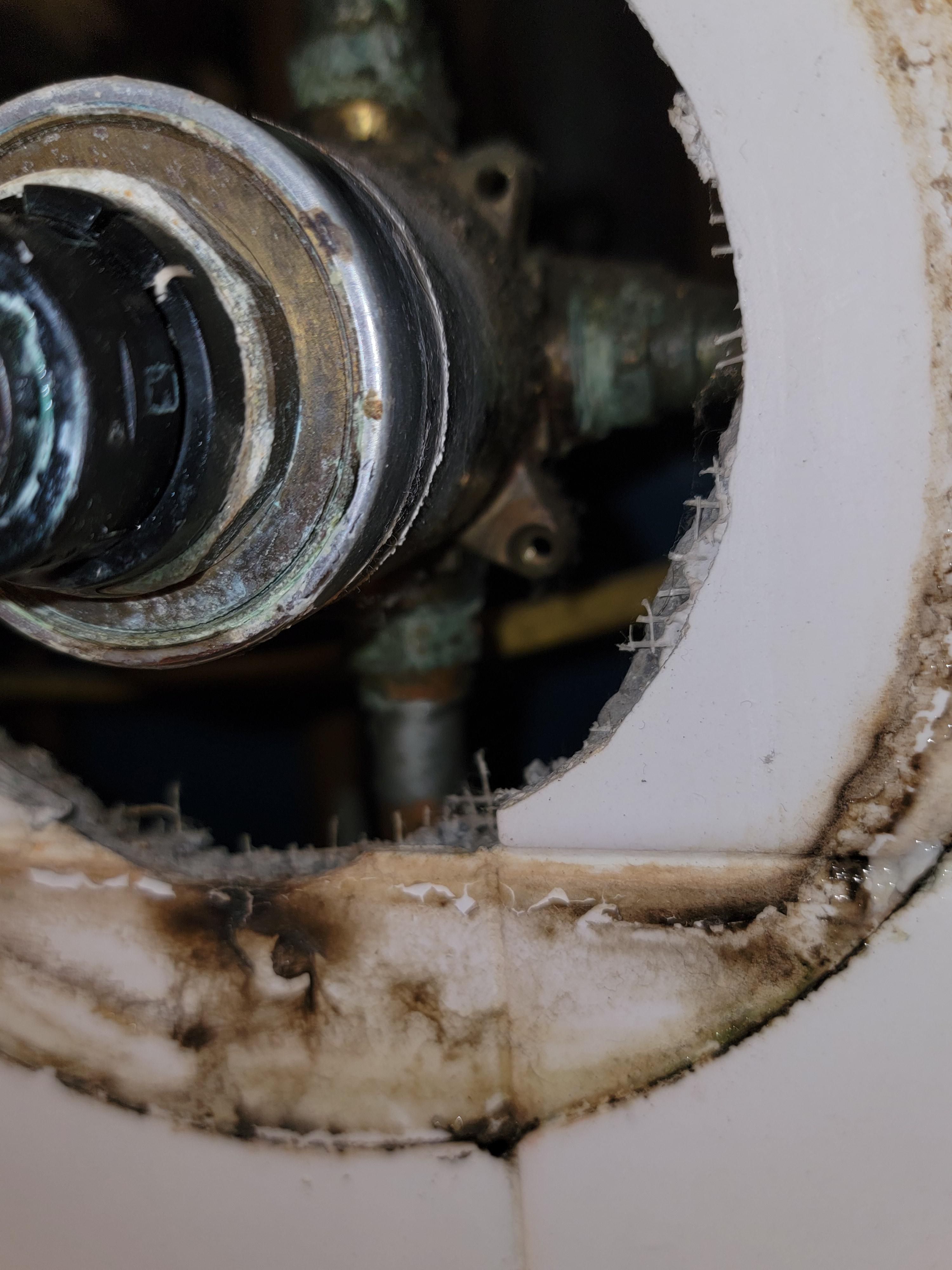 Help pressure balancing valve problems. Can't find out out how to remove assembly and no shut