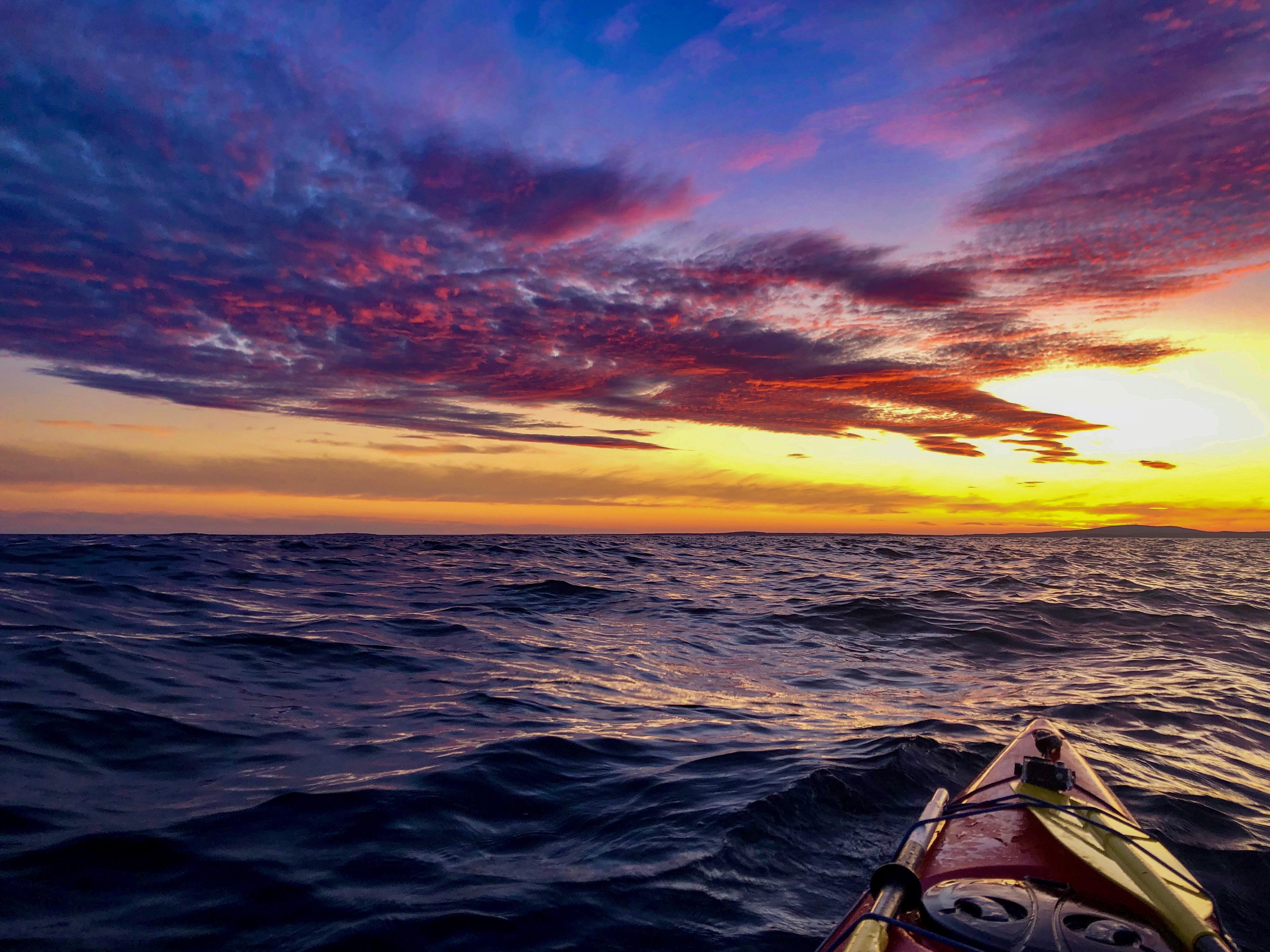 Just another colorful sky from Nova Scotia (Peggys Cove) r/Kayaking