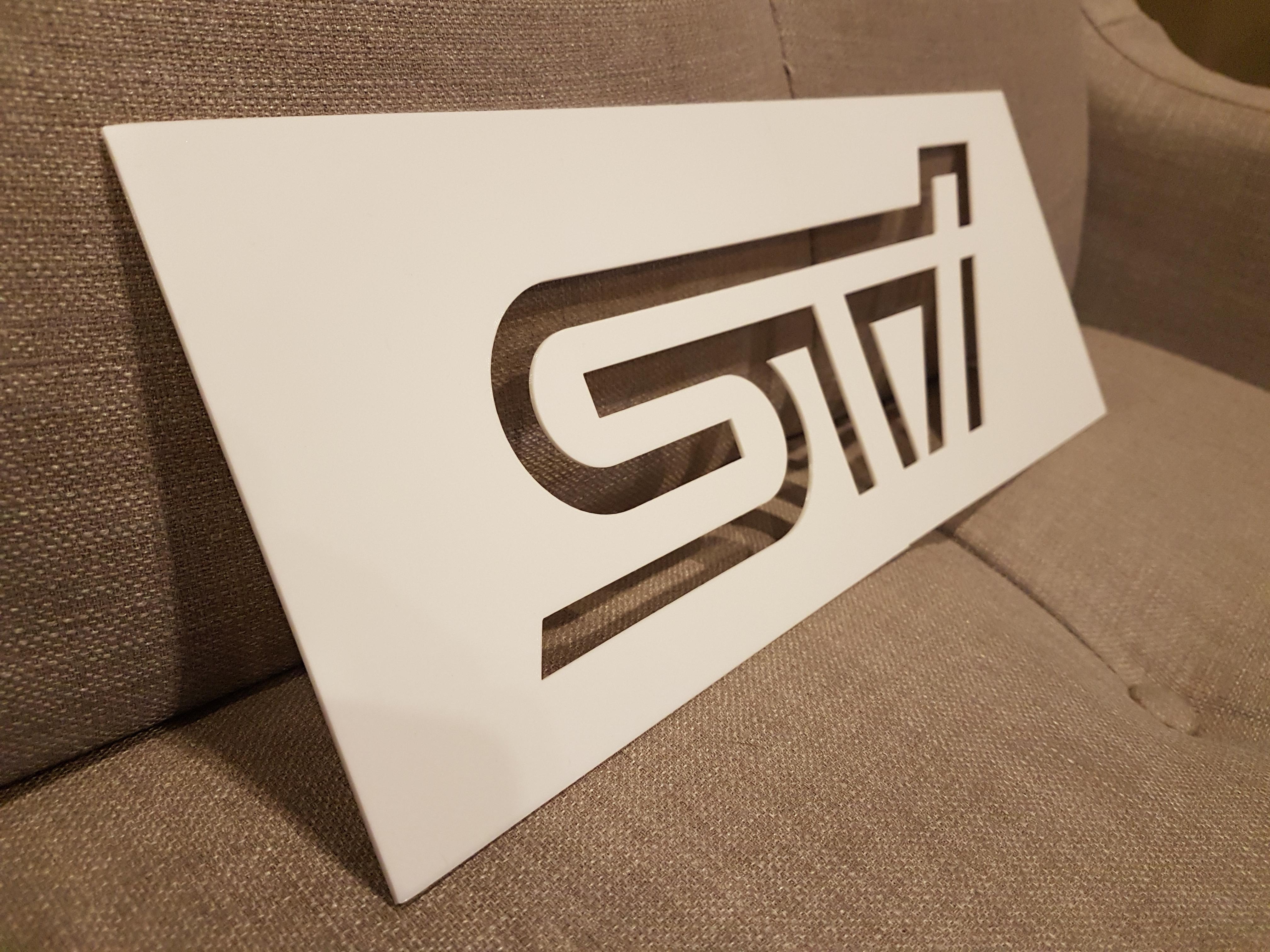 I made a 3D printed intercooler stencil. Neat or not? r/subaru