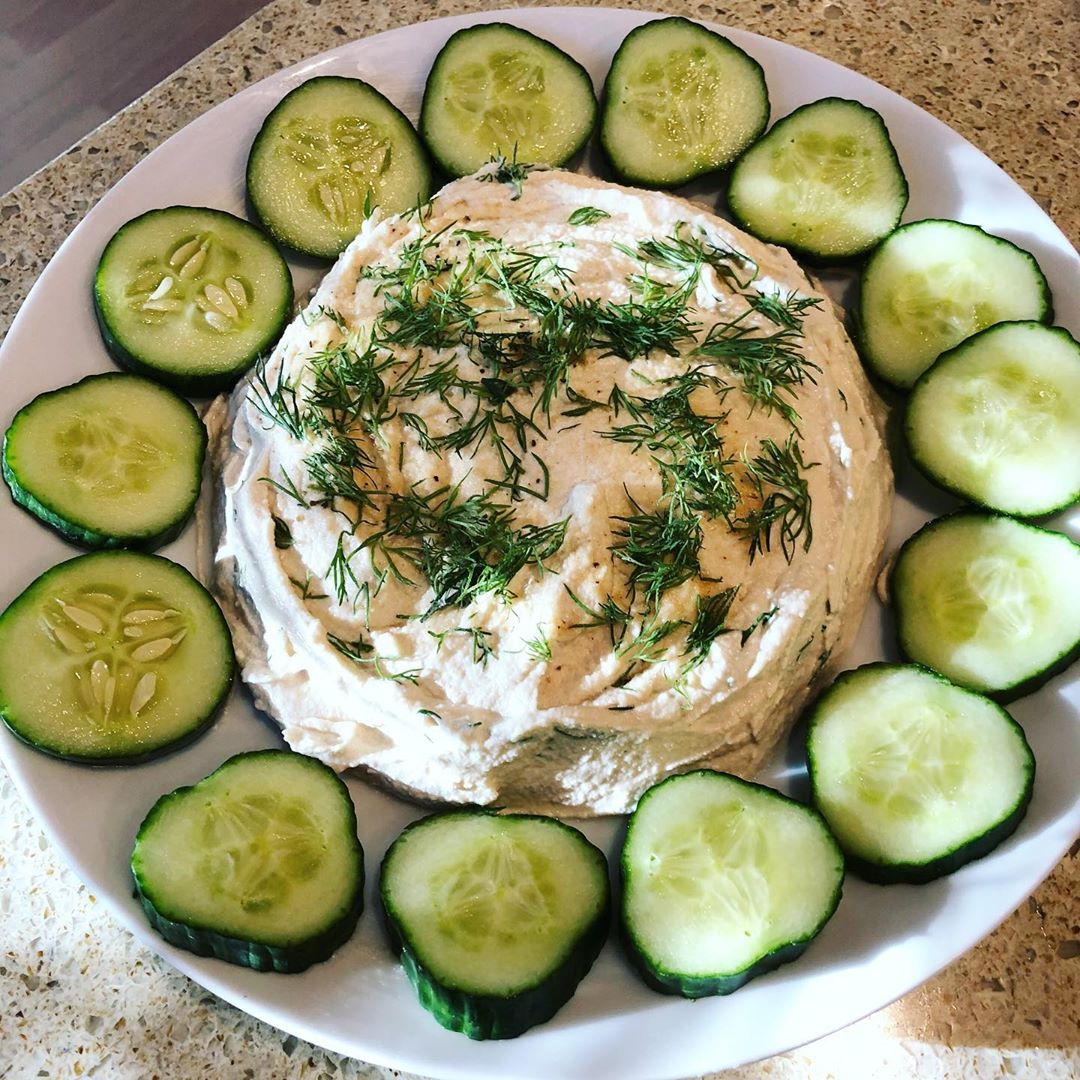 Dill and garlic cream cheese r/veganrecipes