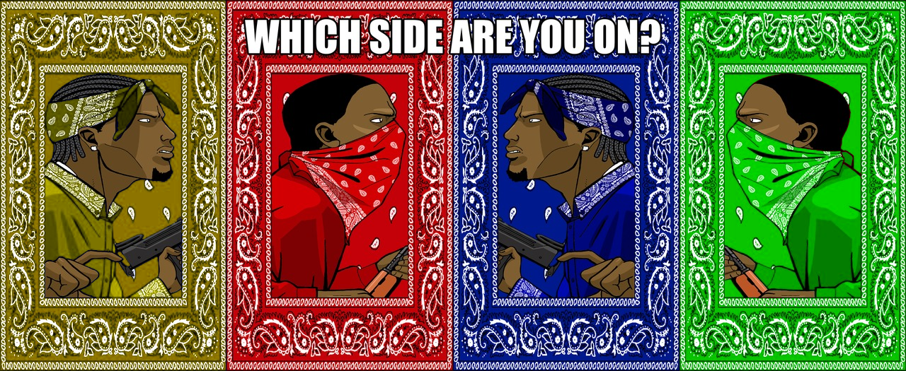 I've created a version of the "Which Side are you on?" with four sides