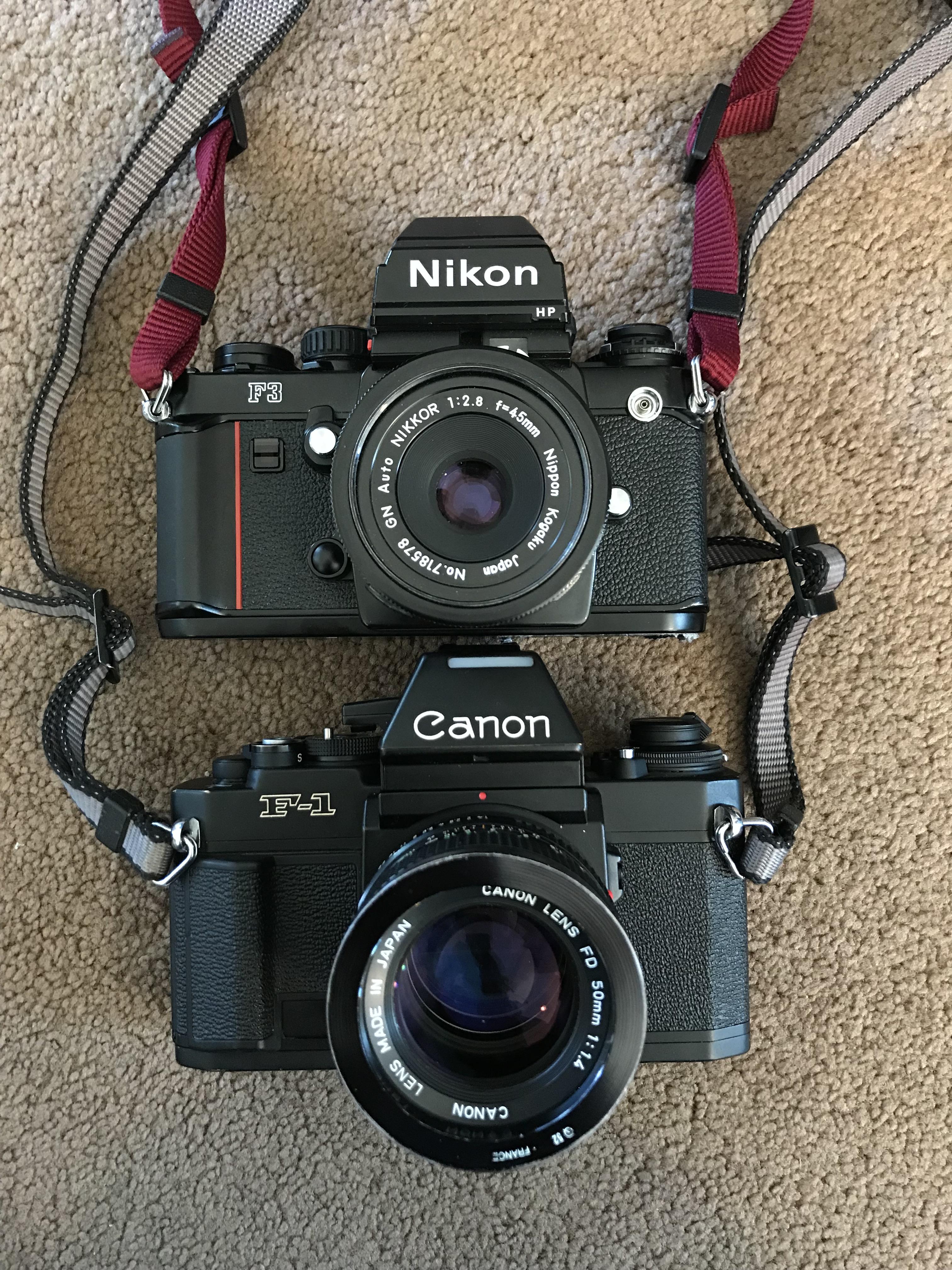 Nikon F3 or Canon F1 which do you prefer?