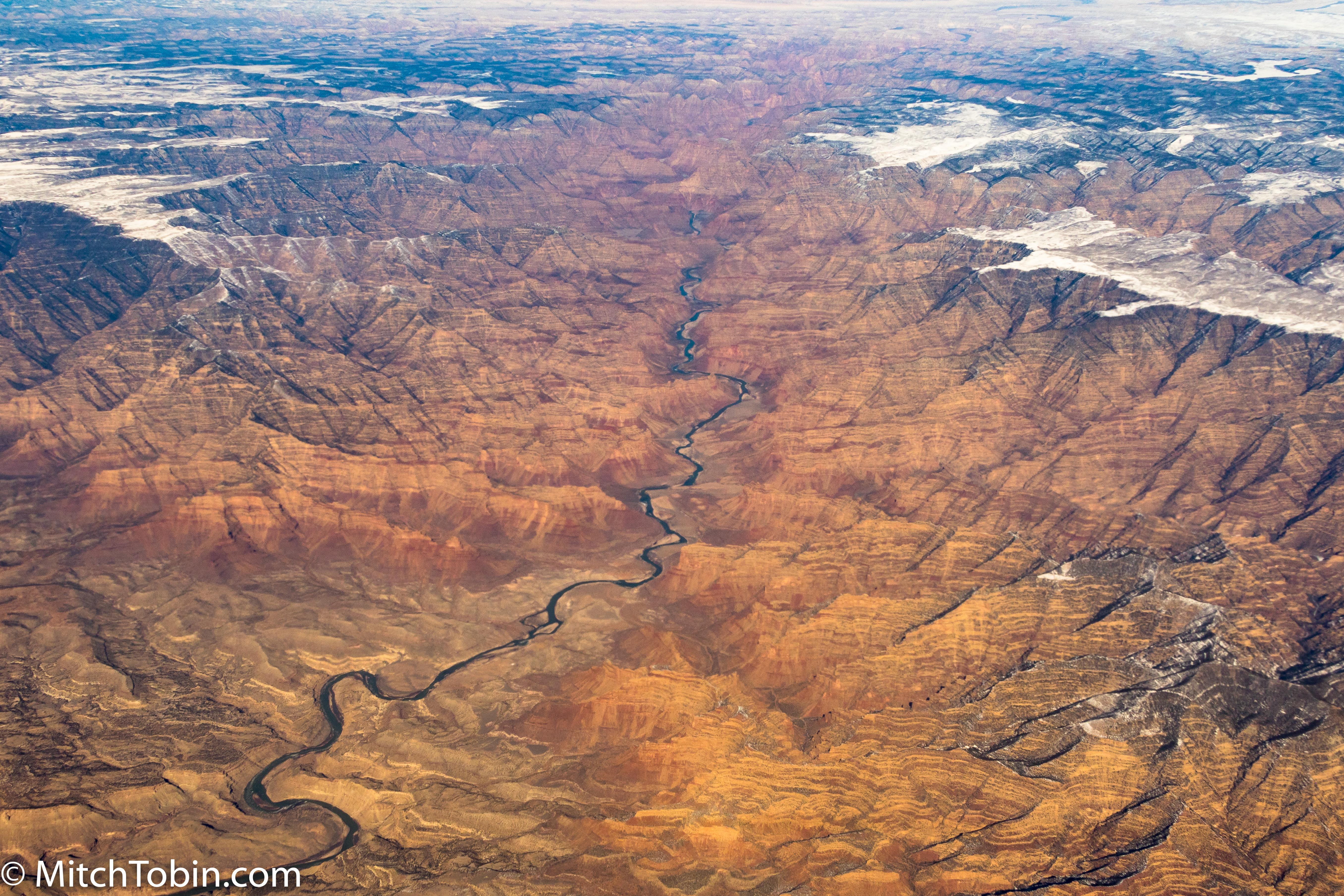 Aerial view of Utah's Green River and Desolation Canyon [OC] [5425x3617
