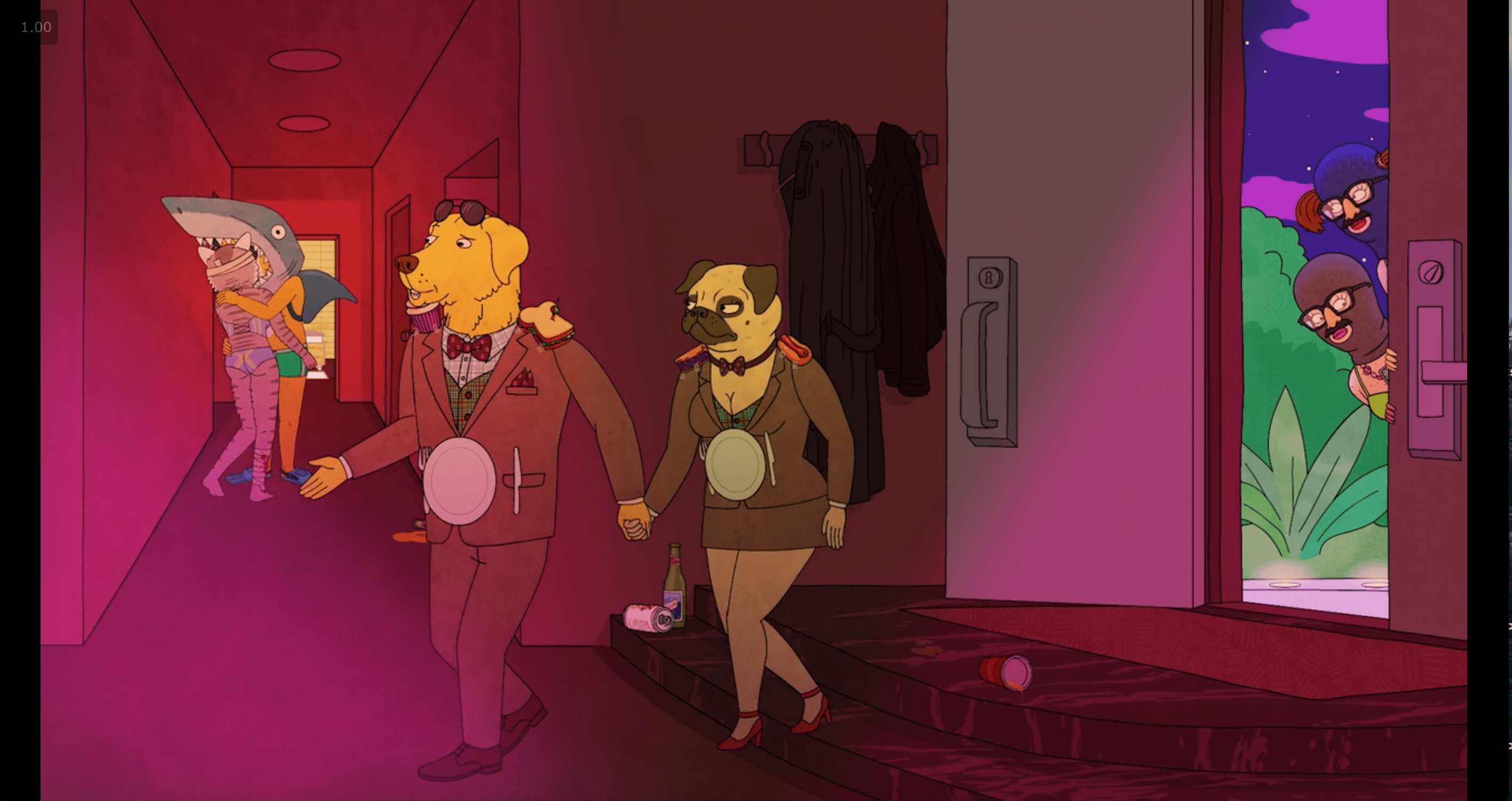 Anyone else spot these two guests at Bojack's Halloween Party