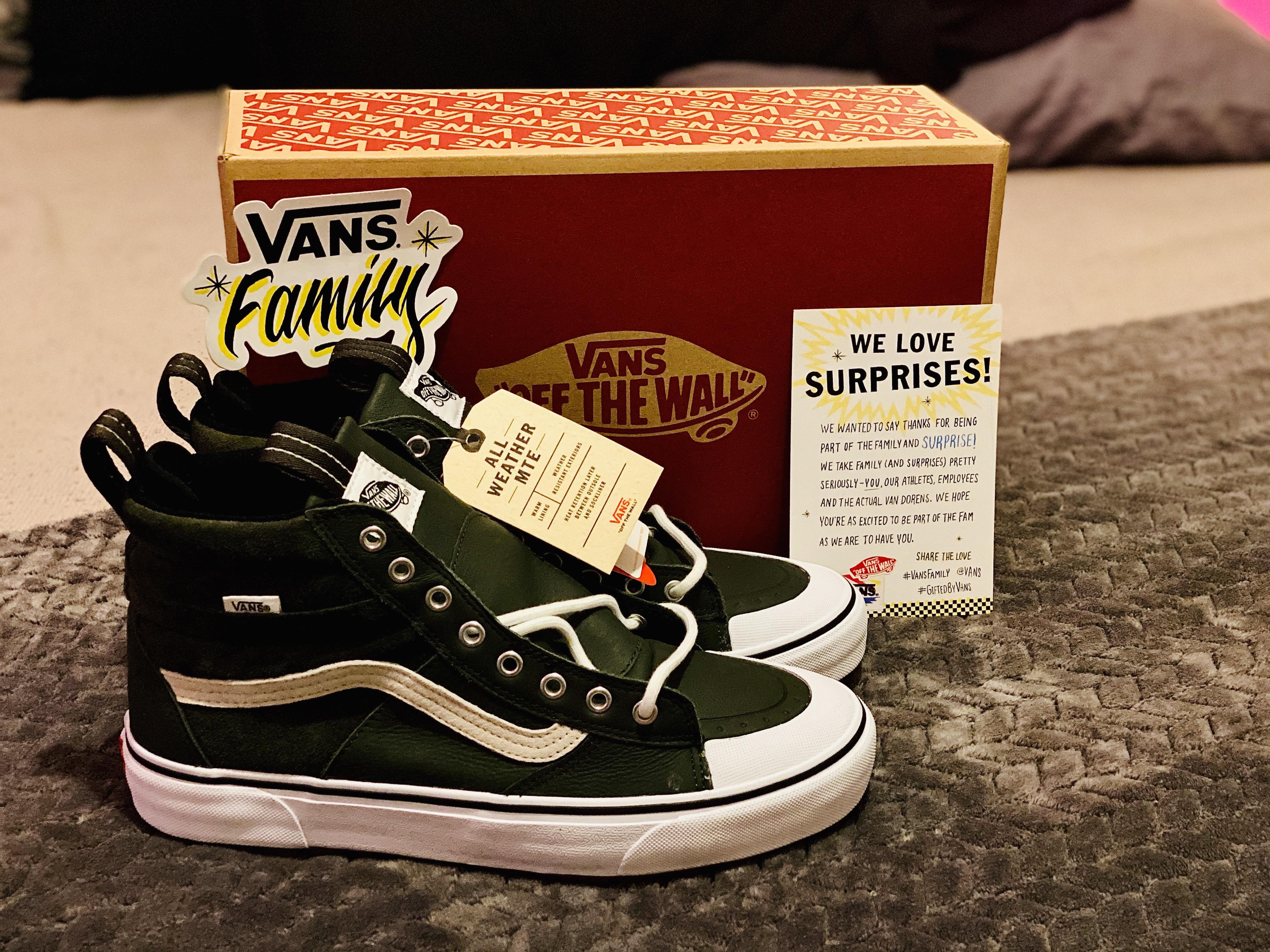 I didn’t know Vans gave away free shoes until now! So stoked to be