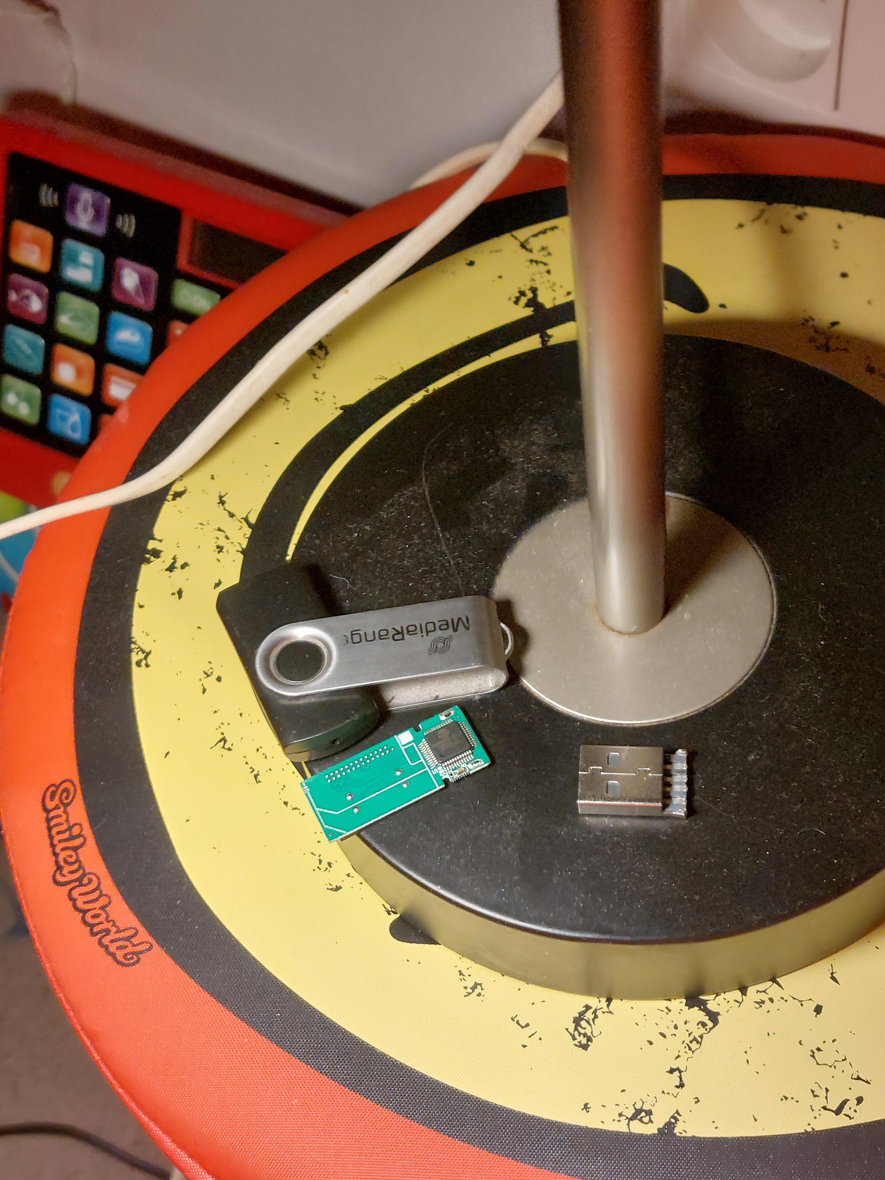 So this is a usb to add more storage to the wii u. It has nothing in it