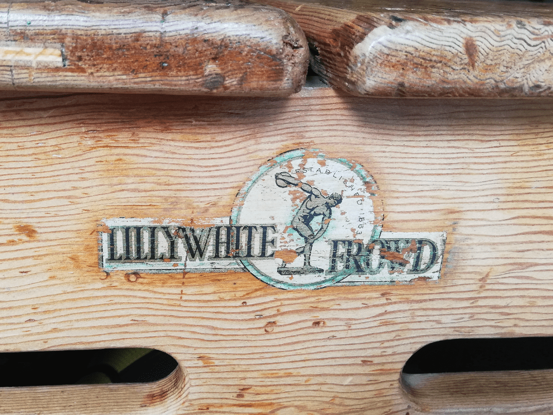 We have this old vaulting box turned coffee table. When I see it I always think of Niles living