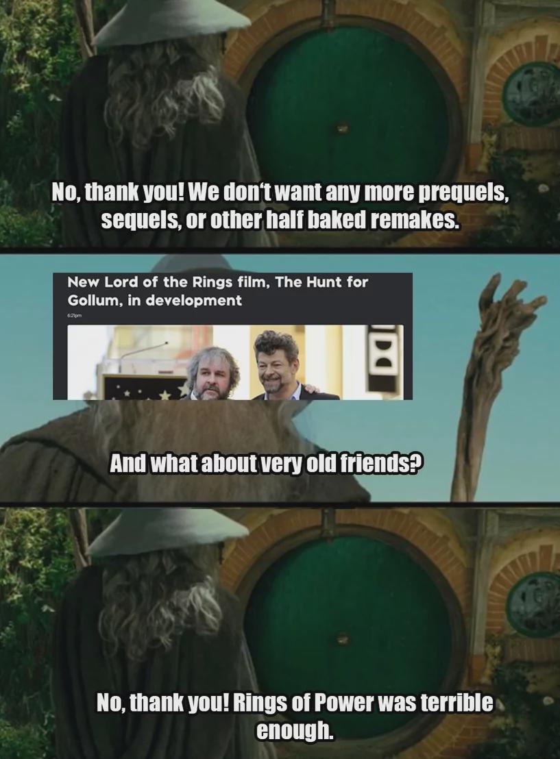 lord of the rings no thank you we dont want any more prequels amazon