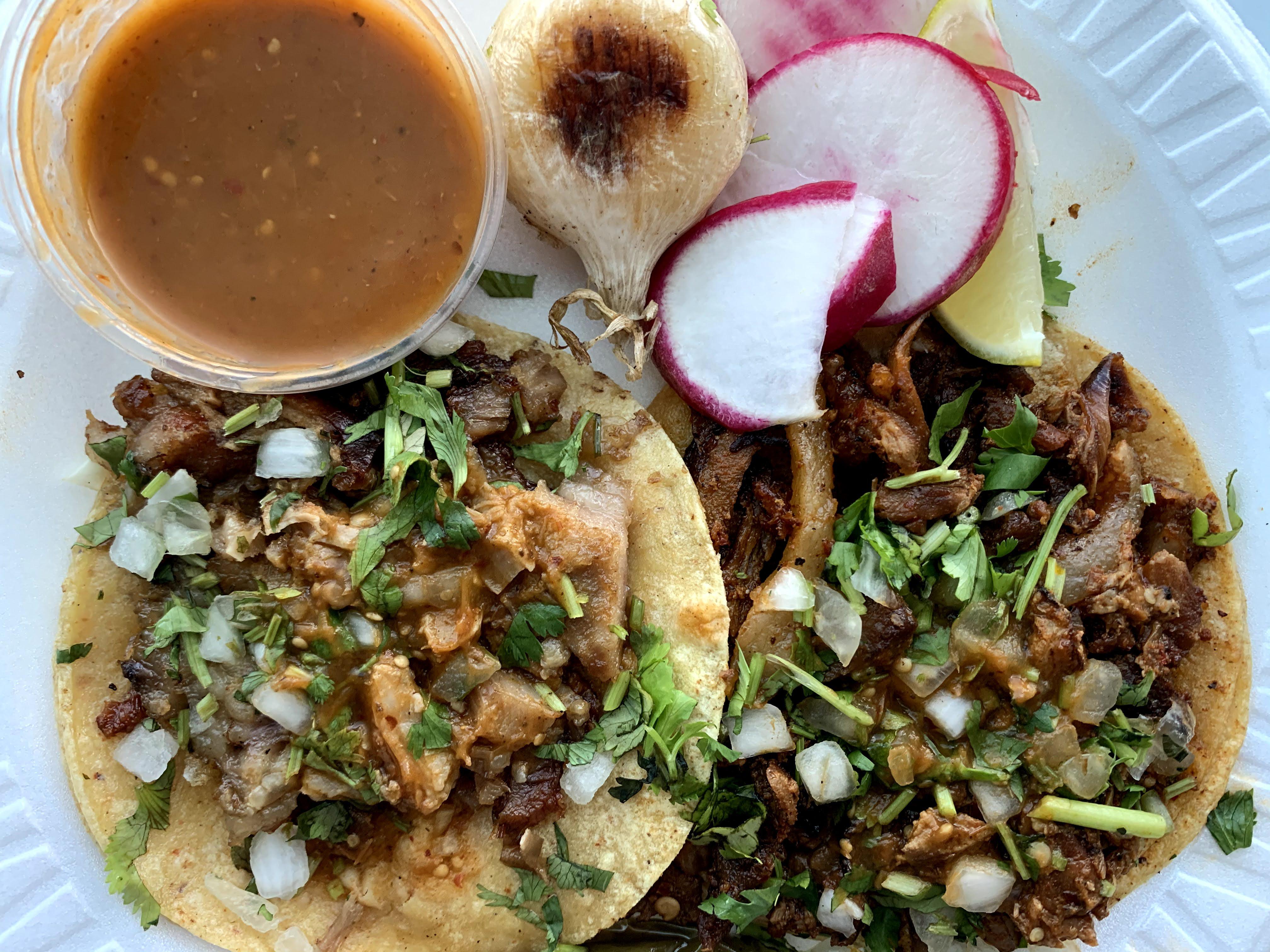 Tacos — Suadero and Al Pastor from Tacos el Gordo in Oakland r/tacos