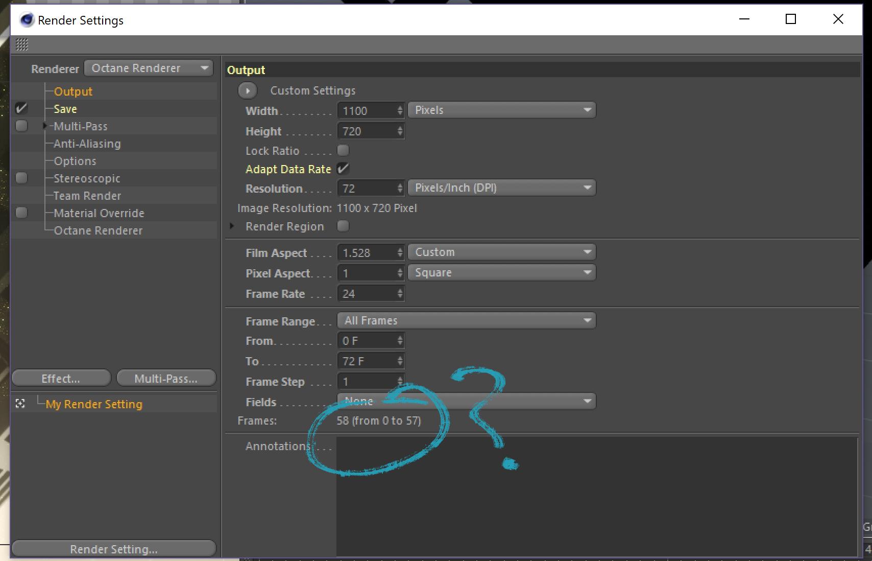 Render Movie how to render all frames? r/Cinema4D